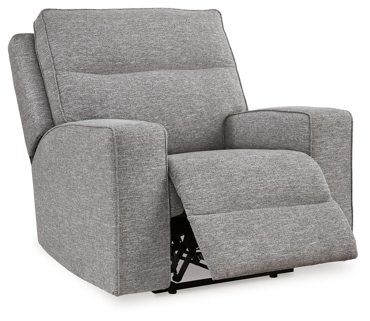 Signature Design by Ashley® Biscoe - Pewter - Power Recliner /Adj Headrest | Meri Furniture