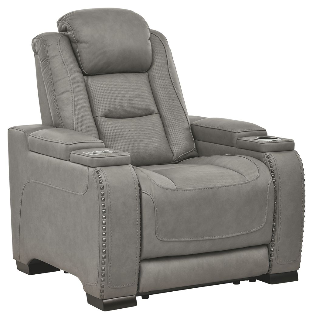 Ashley Furniture The Man-Den - Power Recliner | Meri Furniture