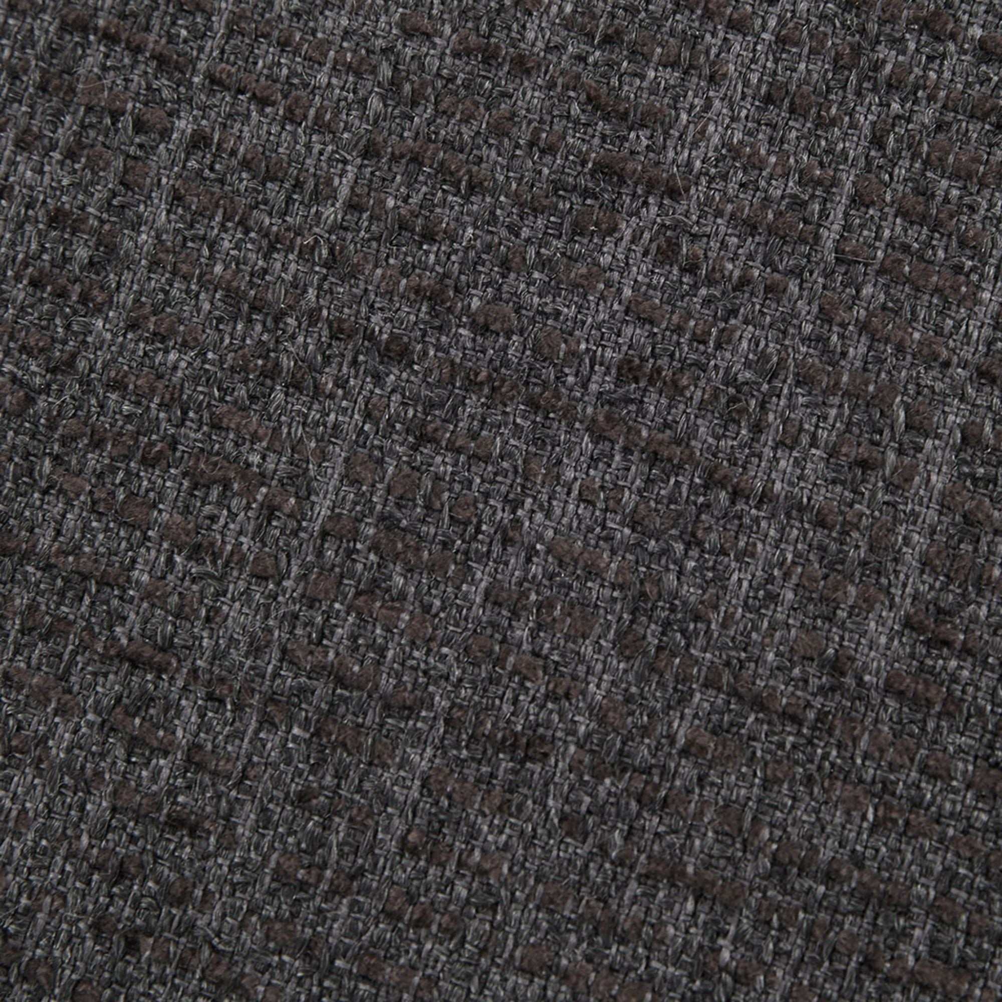 Counter Stool With Upholstered Seat, Metal Base - Charcoal / Antique Gold