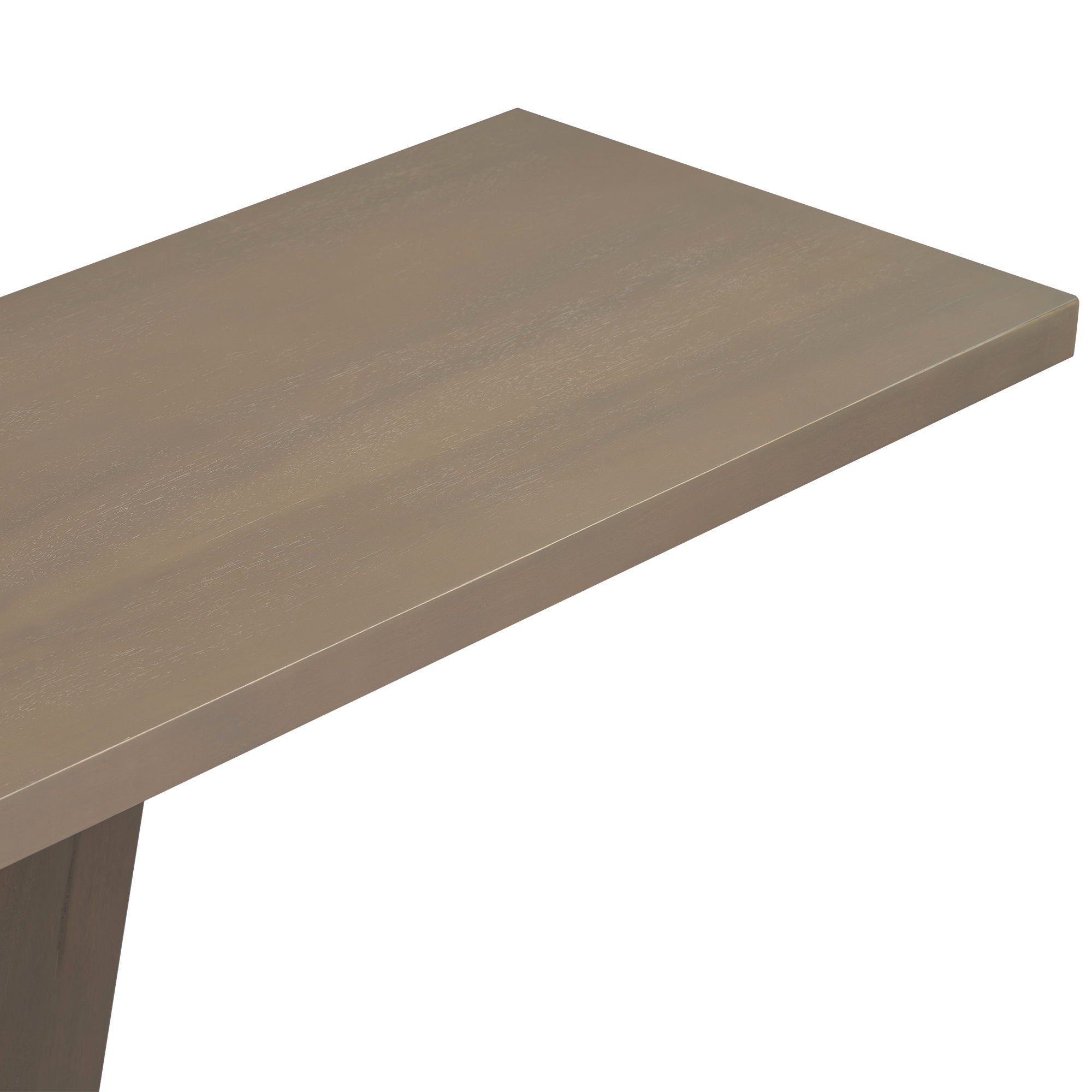 Console Table With V Shape Base, Sculptural Entryway Accent