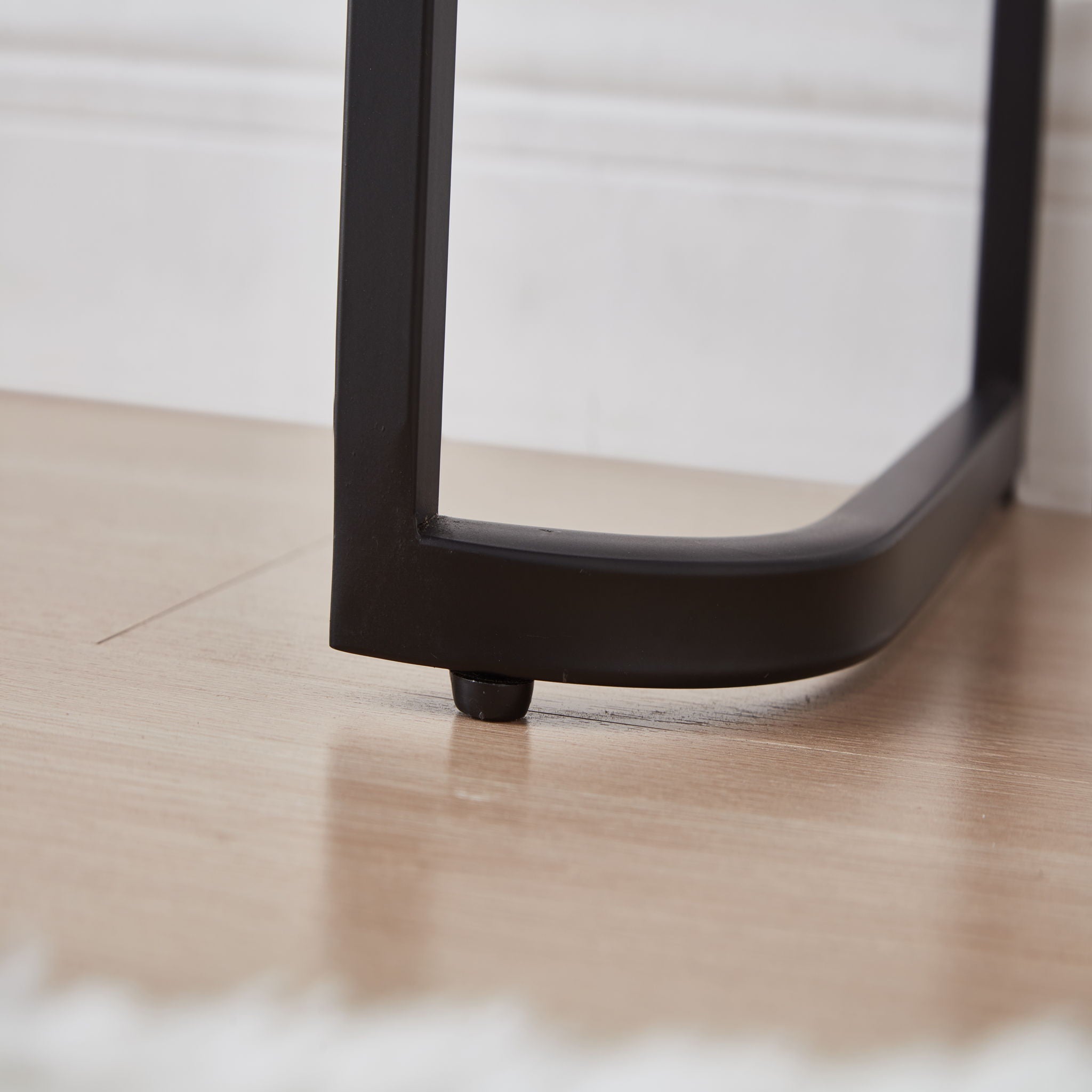 Mirrored Makeup Vanity Table With Stainless Steel Base And 2 Drawers