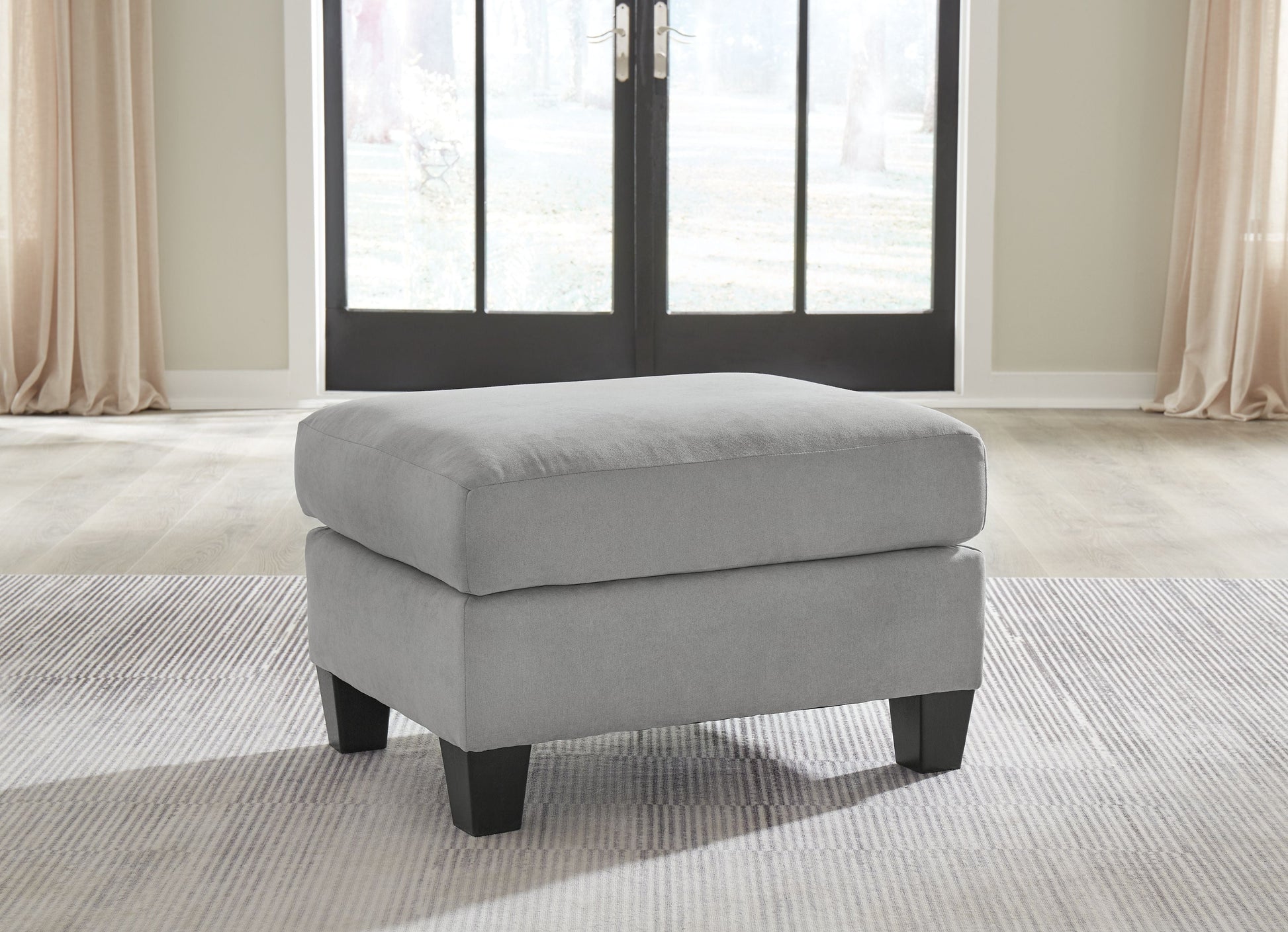 Signature Design by Ashley® Adlai - Shadow - Ottoman | Meri Furniture