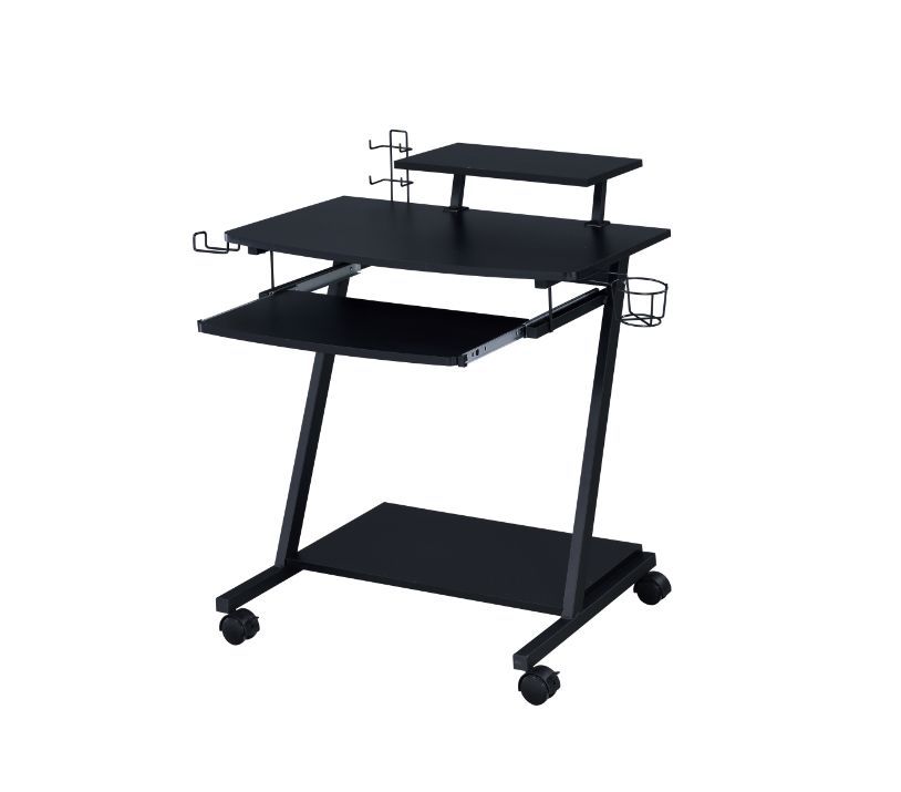 ACME Ordrees - Gaming Table - Black Finish | Meri Furniture