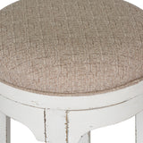 Magnolia Manor - Console Swivel Stool - White