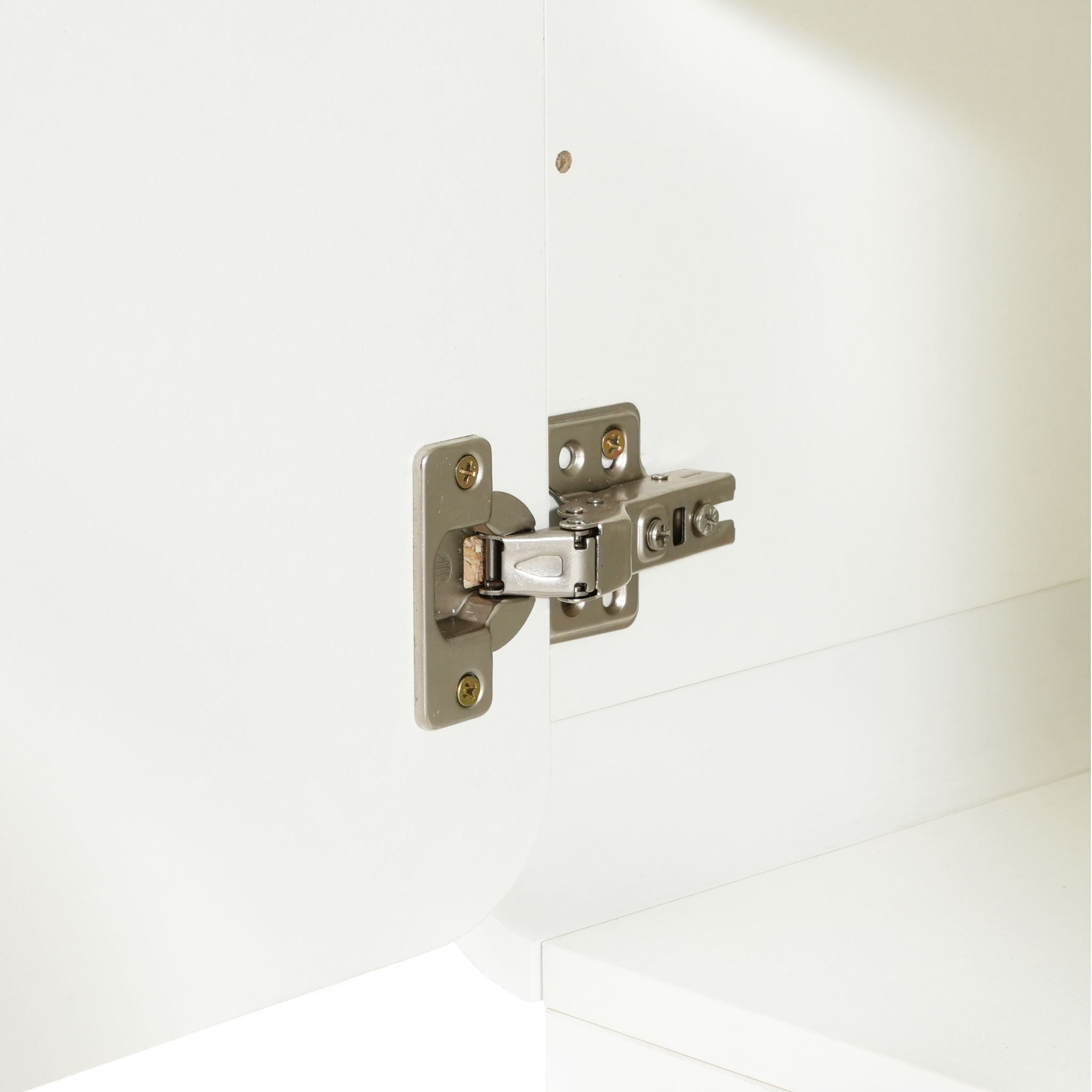 Sideboard, Wide Storage With 2 Doors And 3 Drawers