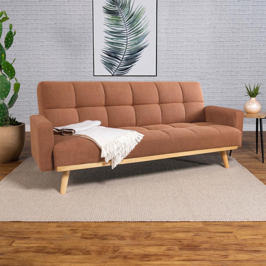 Coaster Fine Furniture Kourtney - Upholstered Tufted Convertible Sofa Bed | Meri Furniture