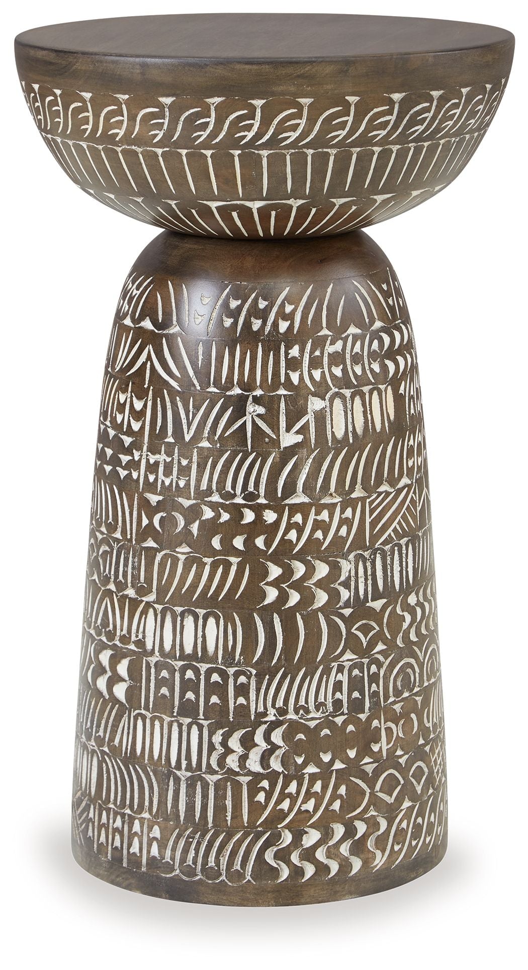 Signature Design by Ashley® Hadcher - Cream / Brown - Accent Table | Meri Furniture