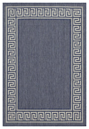 Sunshine - 5'3" X 7'3" Polypropylene Indoor, Outdoor Area Rug - Blue