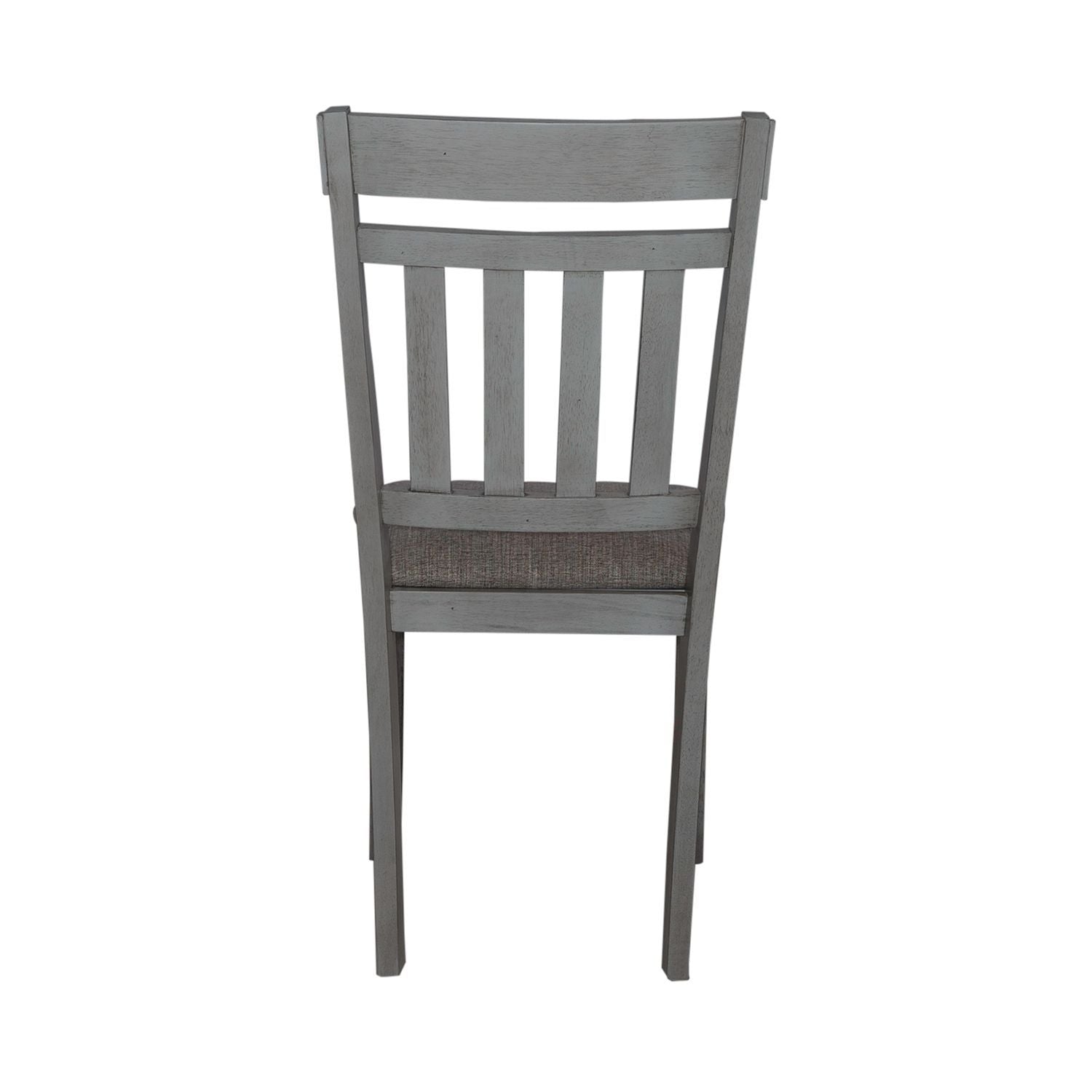 Newport - Splat Back Side Chair - Smokey Gray / Carbon Gray
