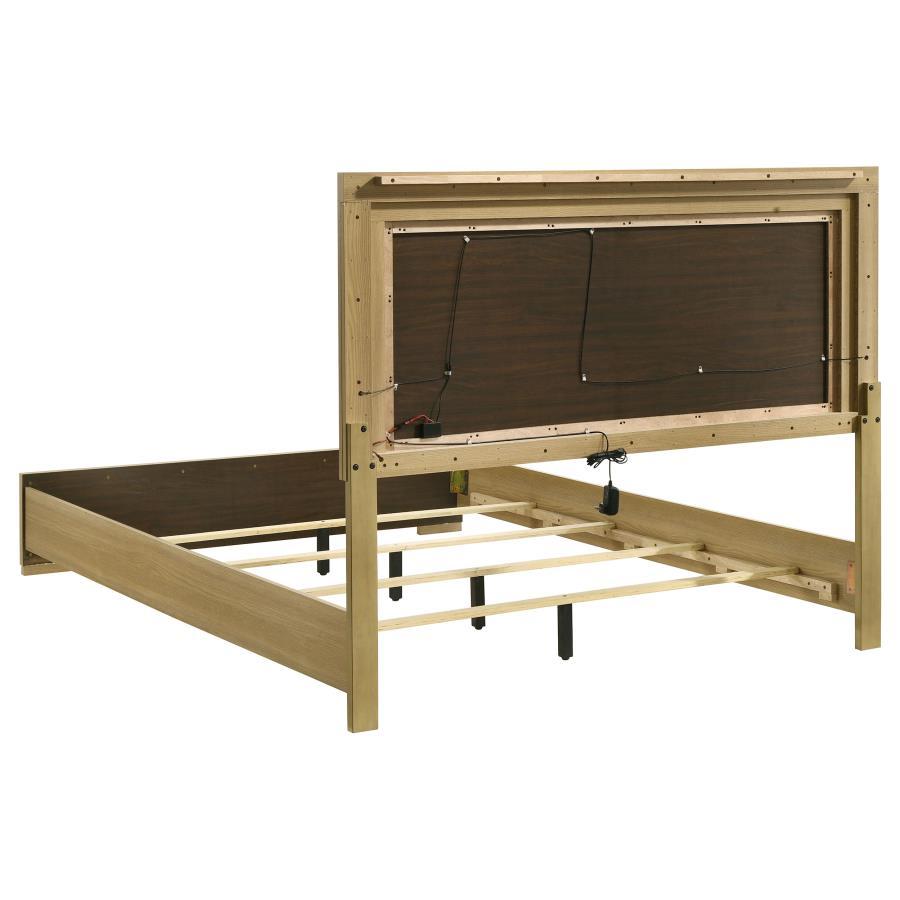 Coaster Fine Furniture Hyland - Panel Bed LED Headboard | Meri Furniture