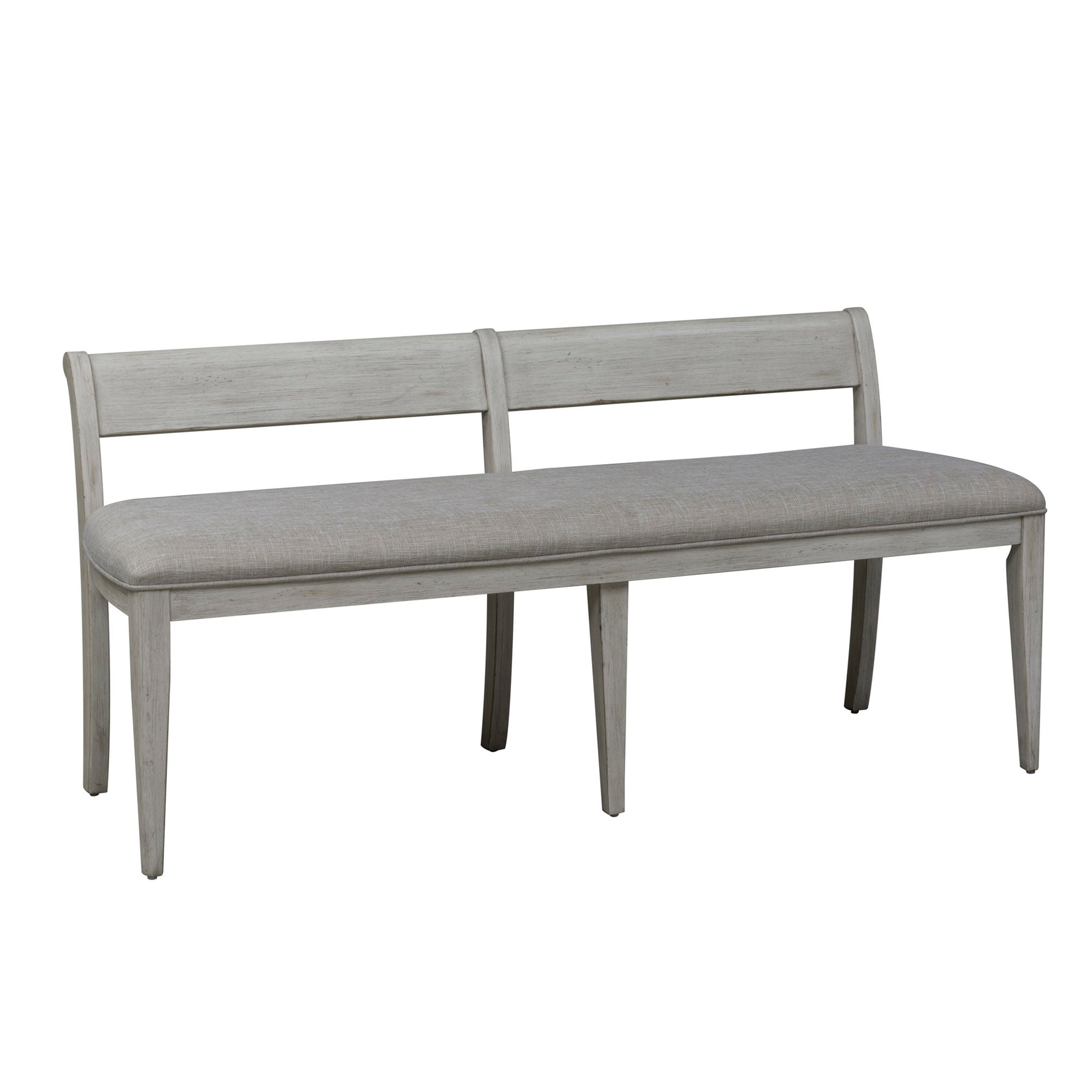 Liberty Furniture Farmhouse Reimagined - Upholstered Bench - White | Meri Furniture