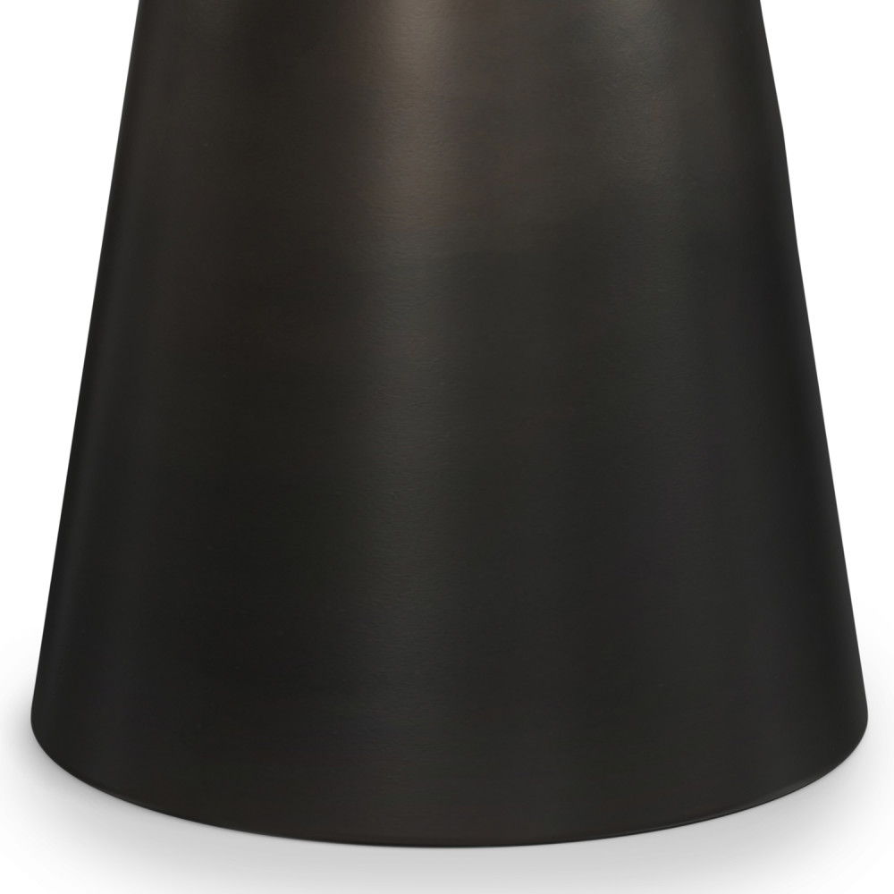 Jaxine - Side Table - Black / Gold