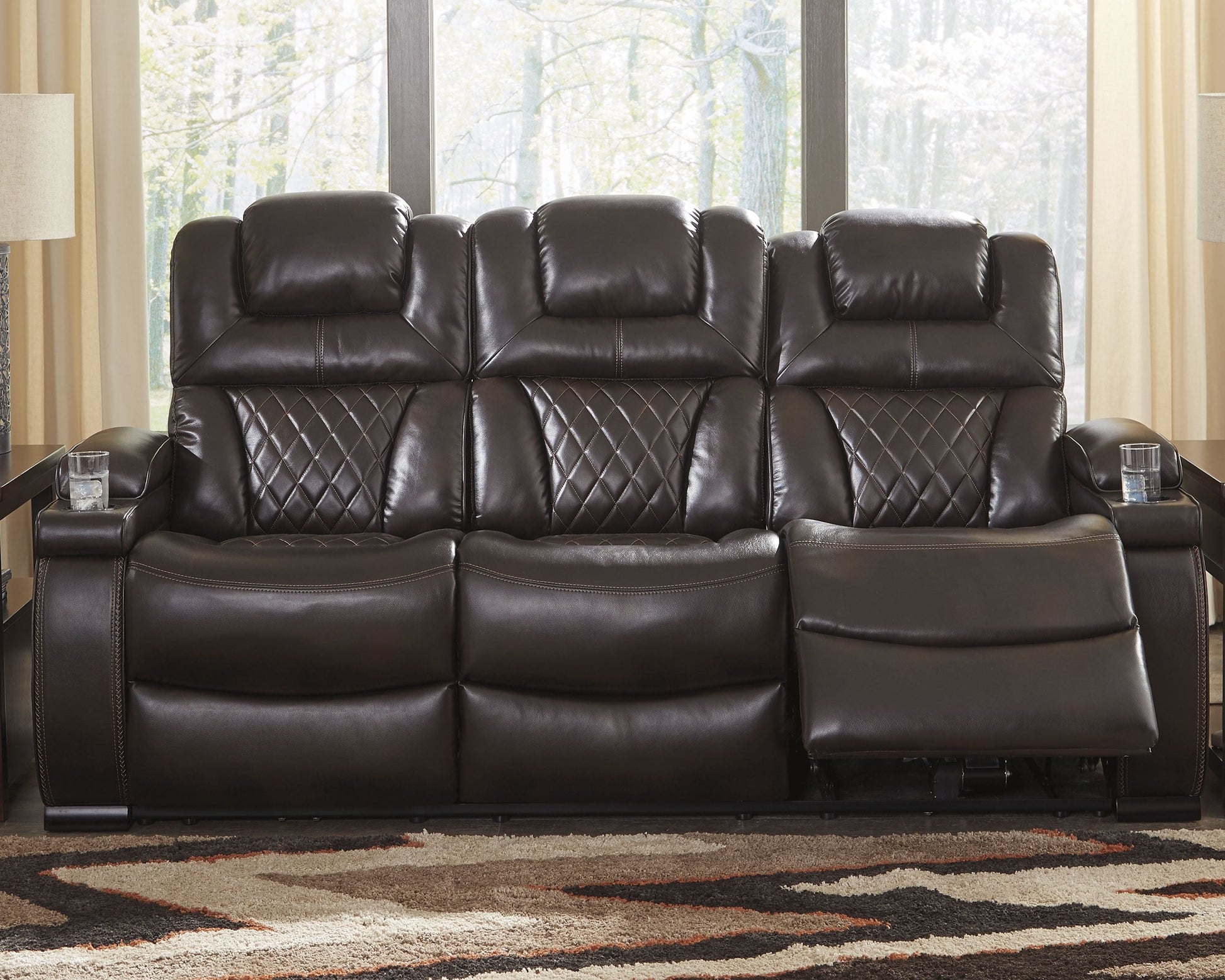 Signature Design by Ashley® Warnerton - Reclining Living Room Set | Meri Furniture
