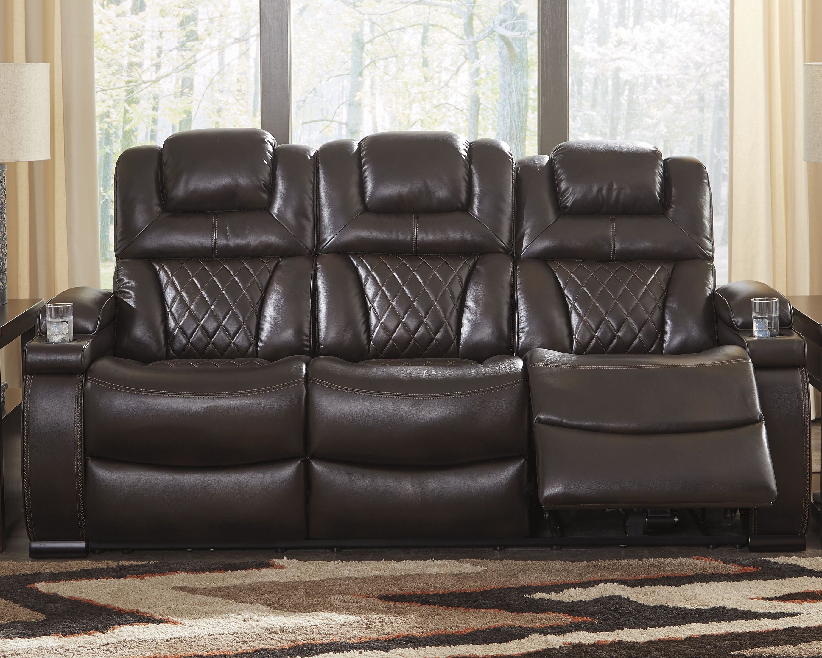 Signature Design by Ashley® Warnerton - Reclining Living Room Set | Meri Furniture