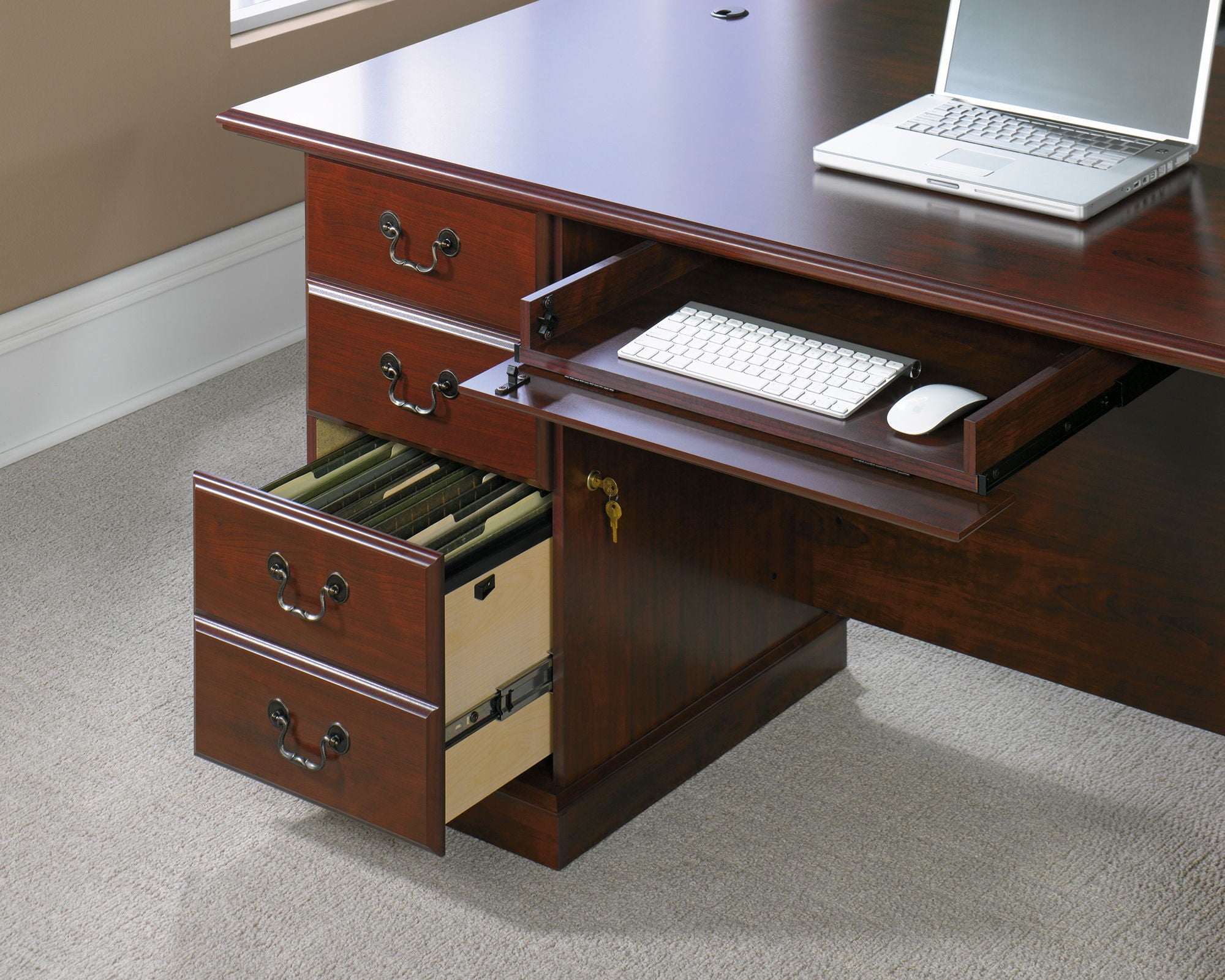 Heritage Hill Executive Desk Classic Cherry