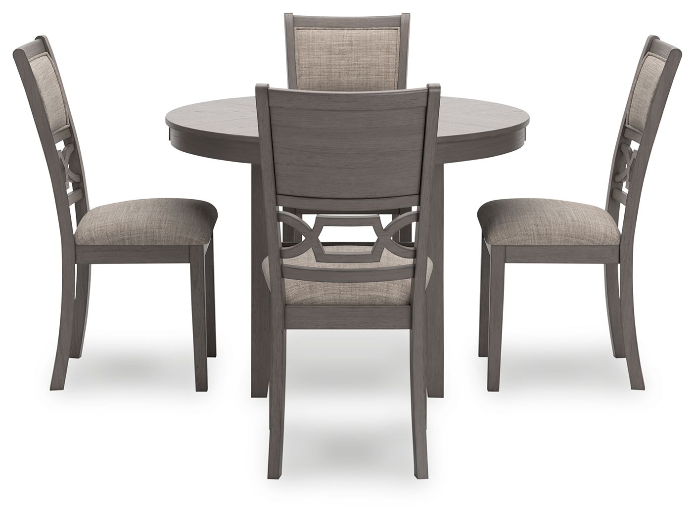 Signature Design by Ashley® Wrenning - Gray - Dining Room Table Set (Set of 5) | Meri Furniture