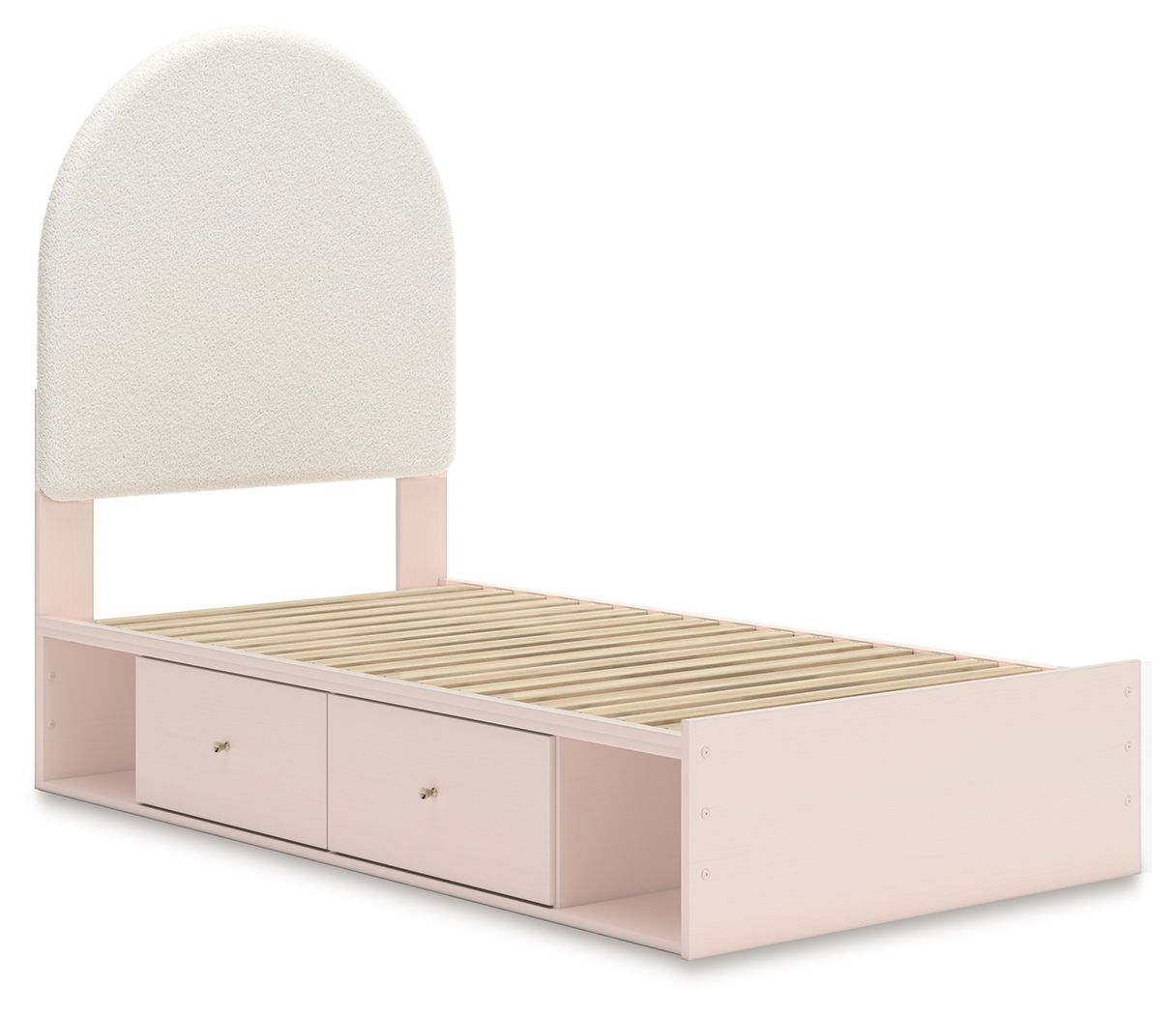 Signature Design by Ashley® Wistenpine - Upholstered Panel Bed With Storage | Meri Furniture