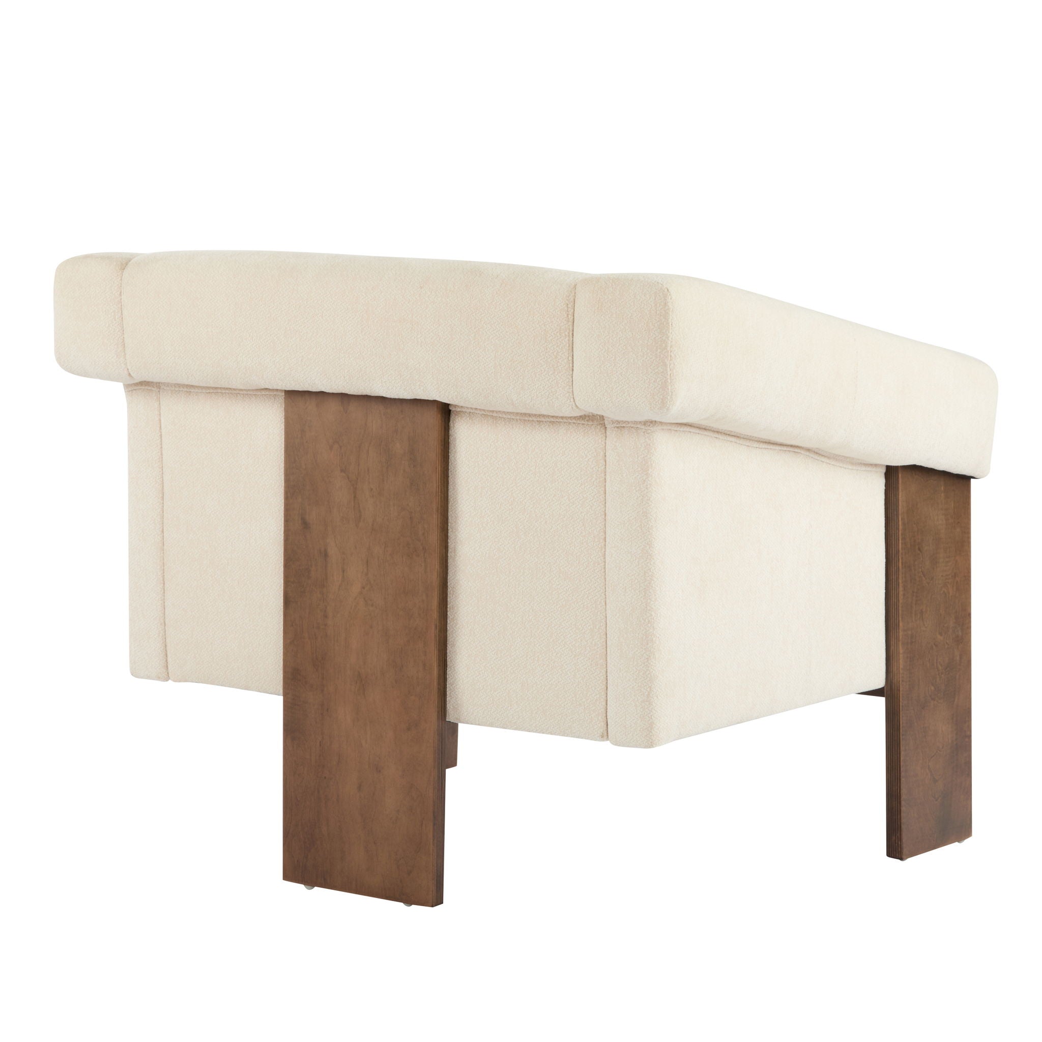 Sierra - Vintage Modern Accent Chair With Deep Cushions And Wide Armrests