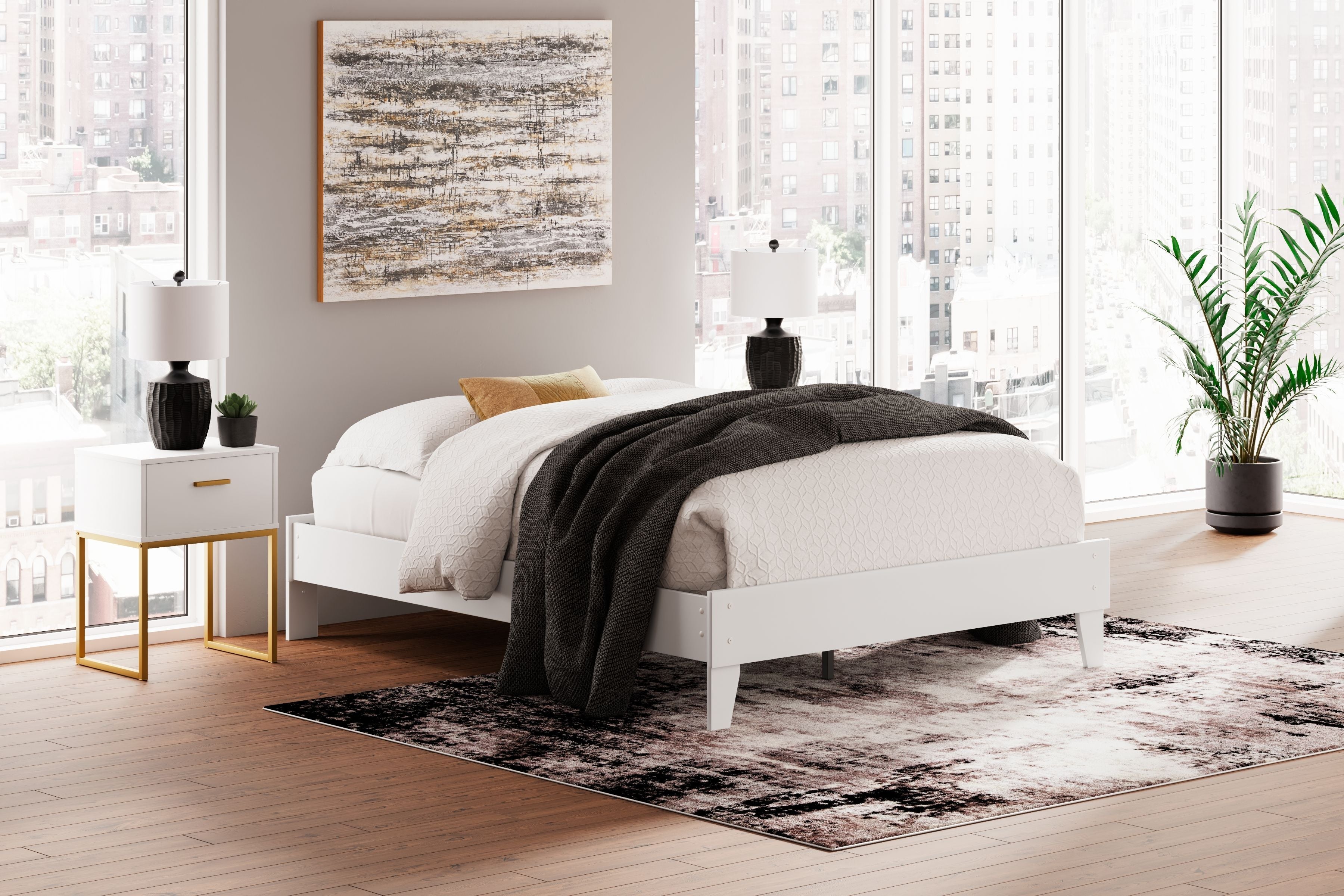 Ashley Furniture Socalle - Platform Bed | Meri Furniture