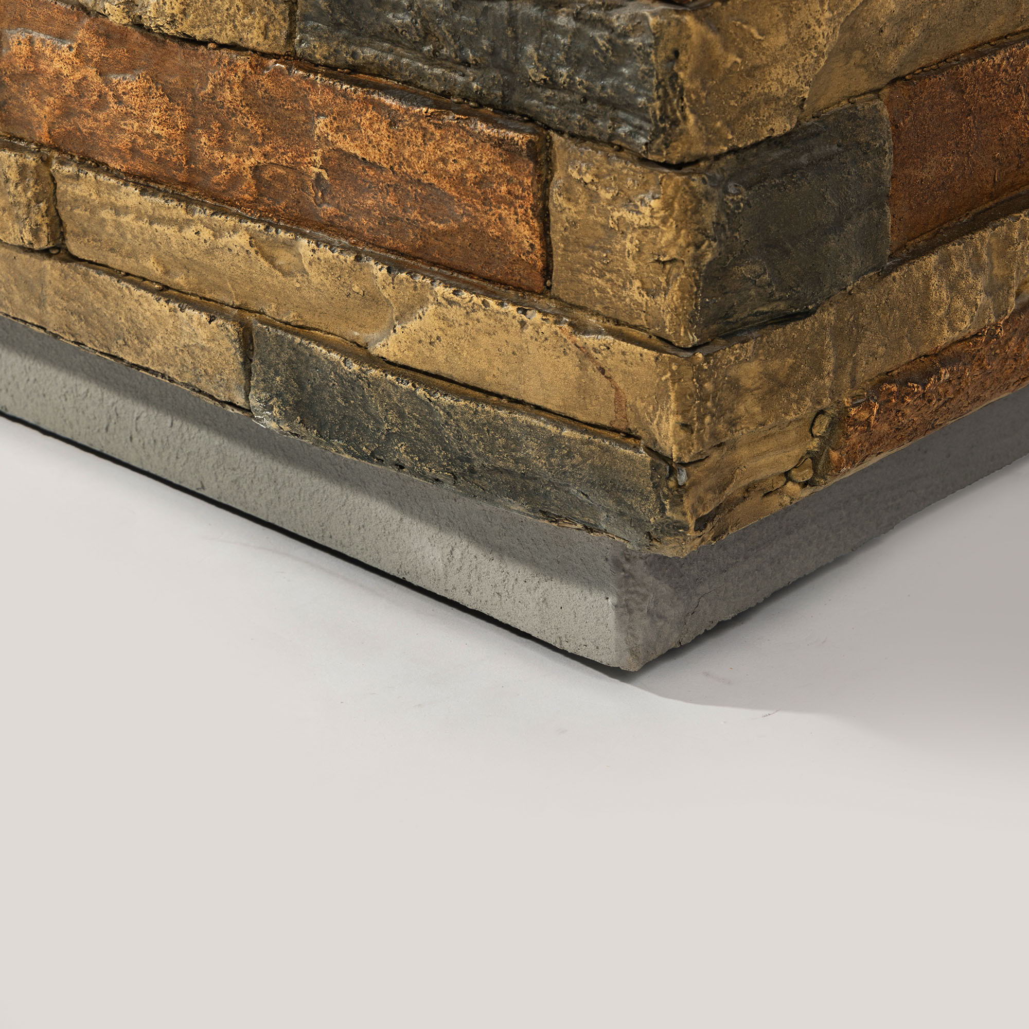 60" Propane Gas Fire Pit Table, 60000 Btu Rectangular Concrete Fire Pit For Outside Patio Deck Garden Backyard - Sandstone