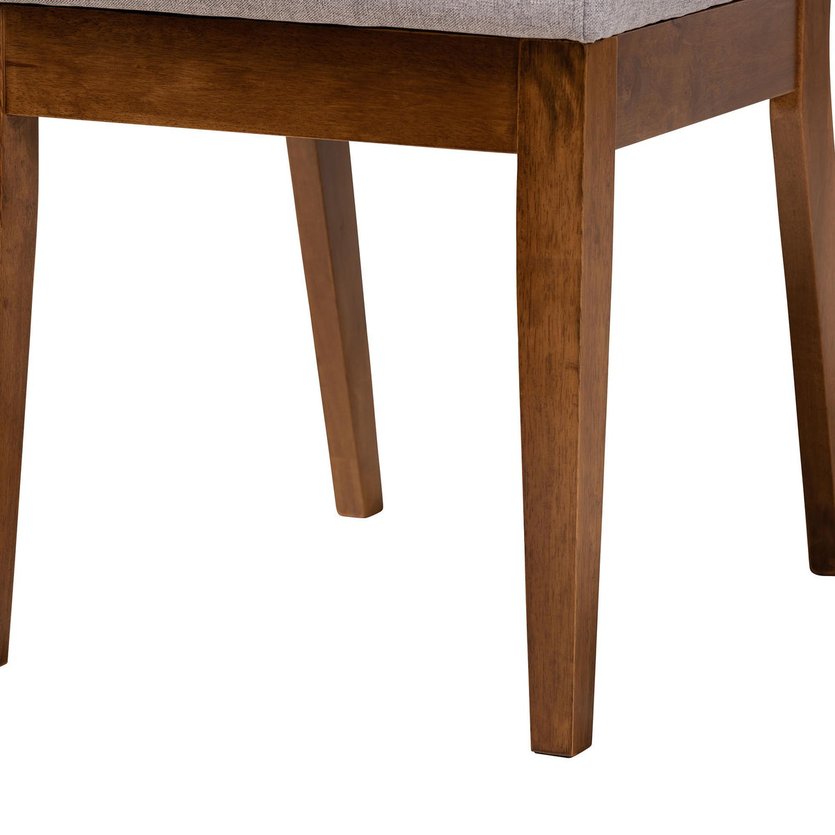 Mana Modern Grey and Walnut Brown Wood 5-Piece Dining Set