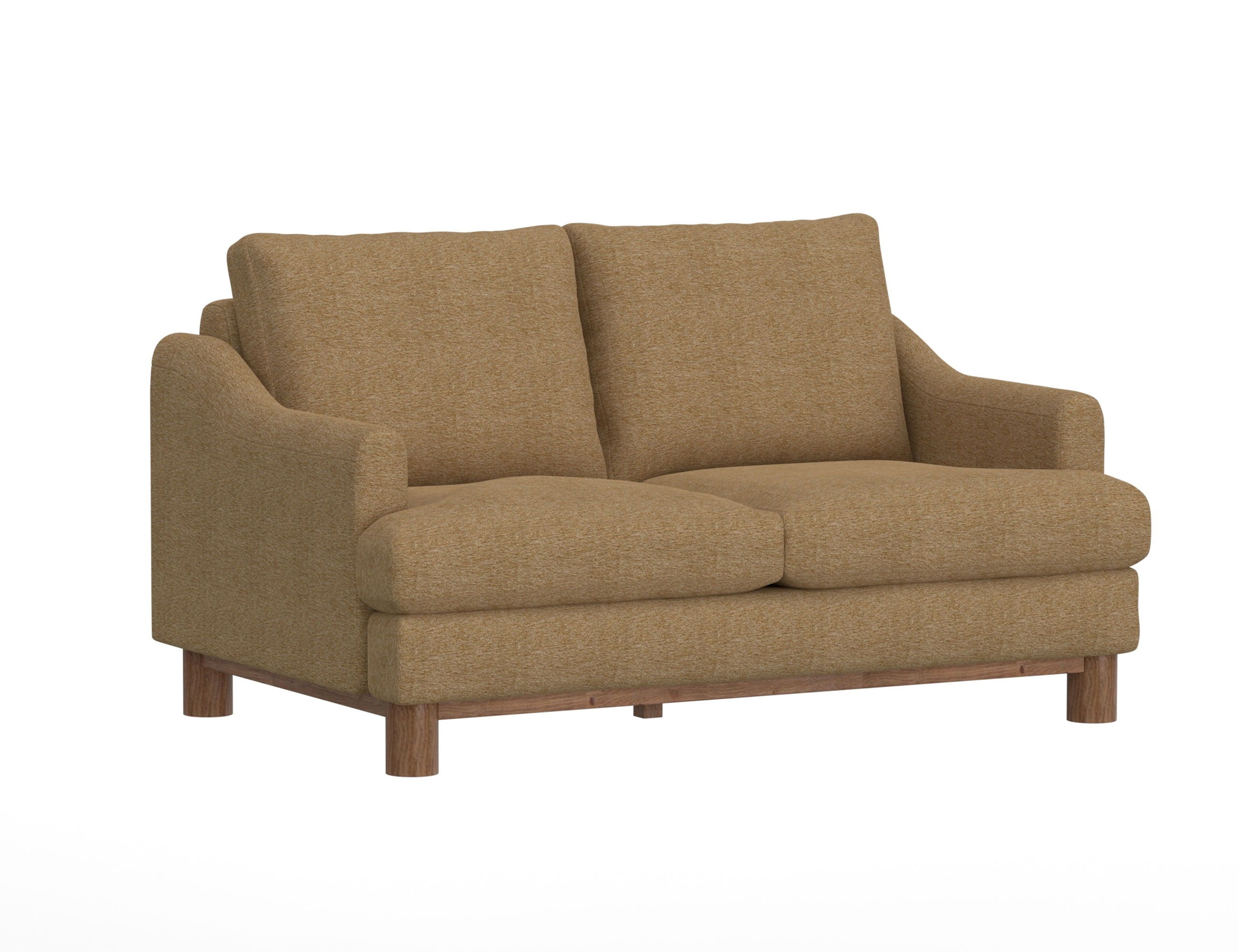International Furniture Direct Olimpia - Loveseat - Capuccino Brown | Meri Furniture