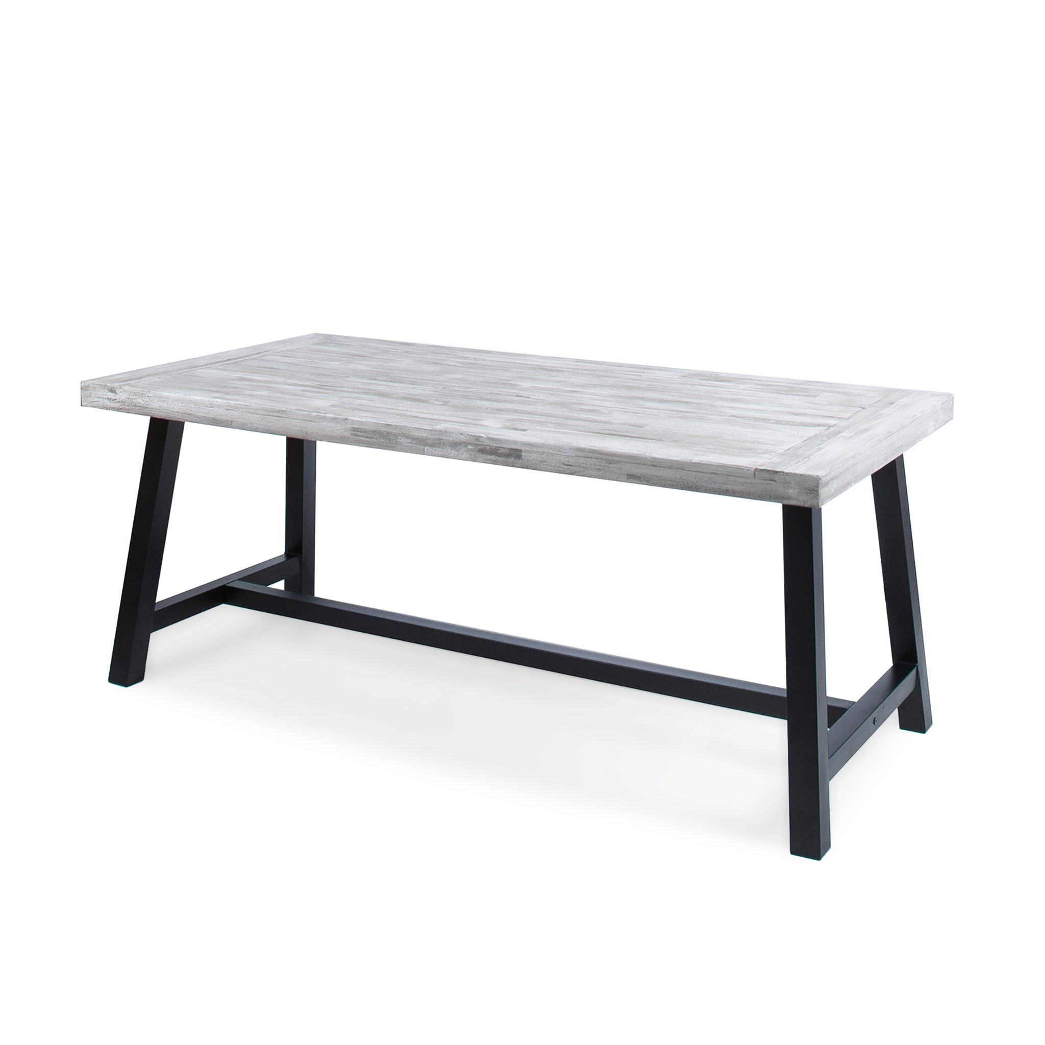 Outdoor Sandblast Finish Acacia Wood Dining Table