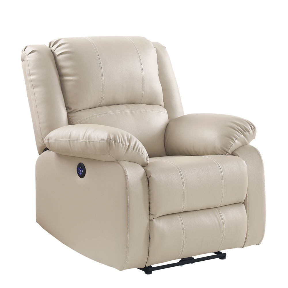 ACME Zuriel - Power Motion Recliner With USB - Beige | Meri Furniture