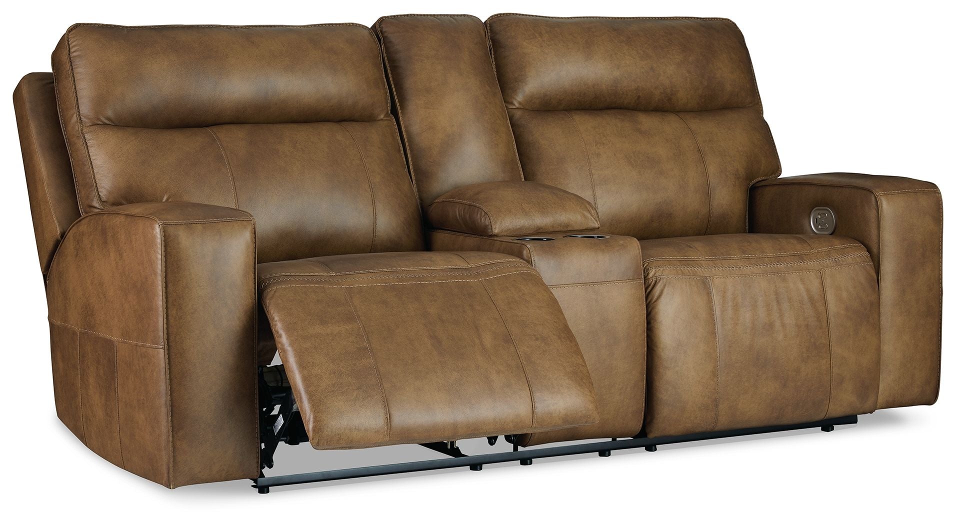 Signature Design by Ashley® Game Plan - Power Reclining Loveseat | Meri Furniture