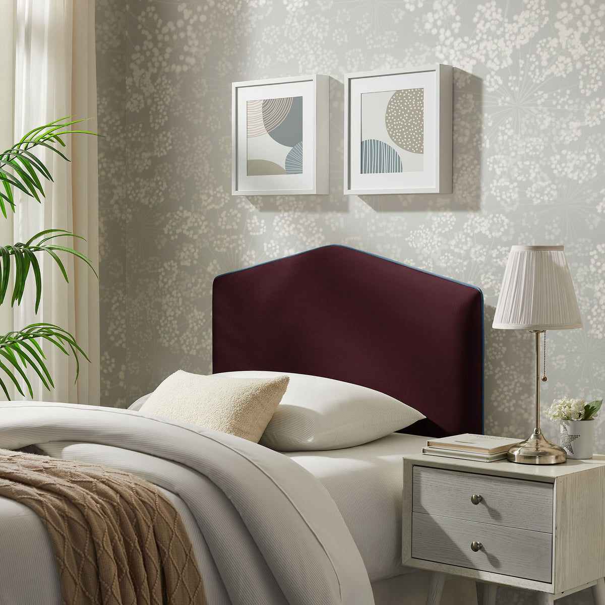 Cosette Performance Velvet Twin Size Headboard by Modway