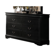 ACME Bring casual elegance into your home with the Louis Phillipe dresser. This dresser is a piece that offers any bedroom a sophisticated look. | Meri Furniture