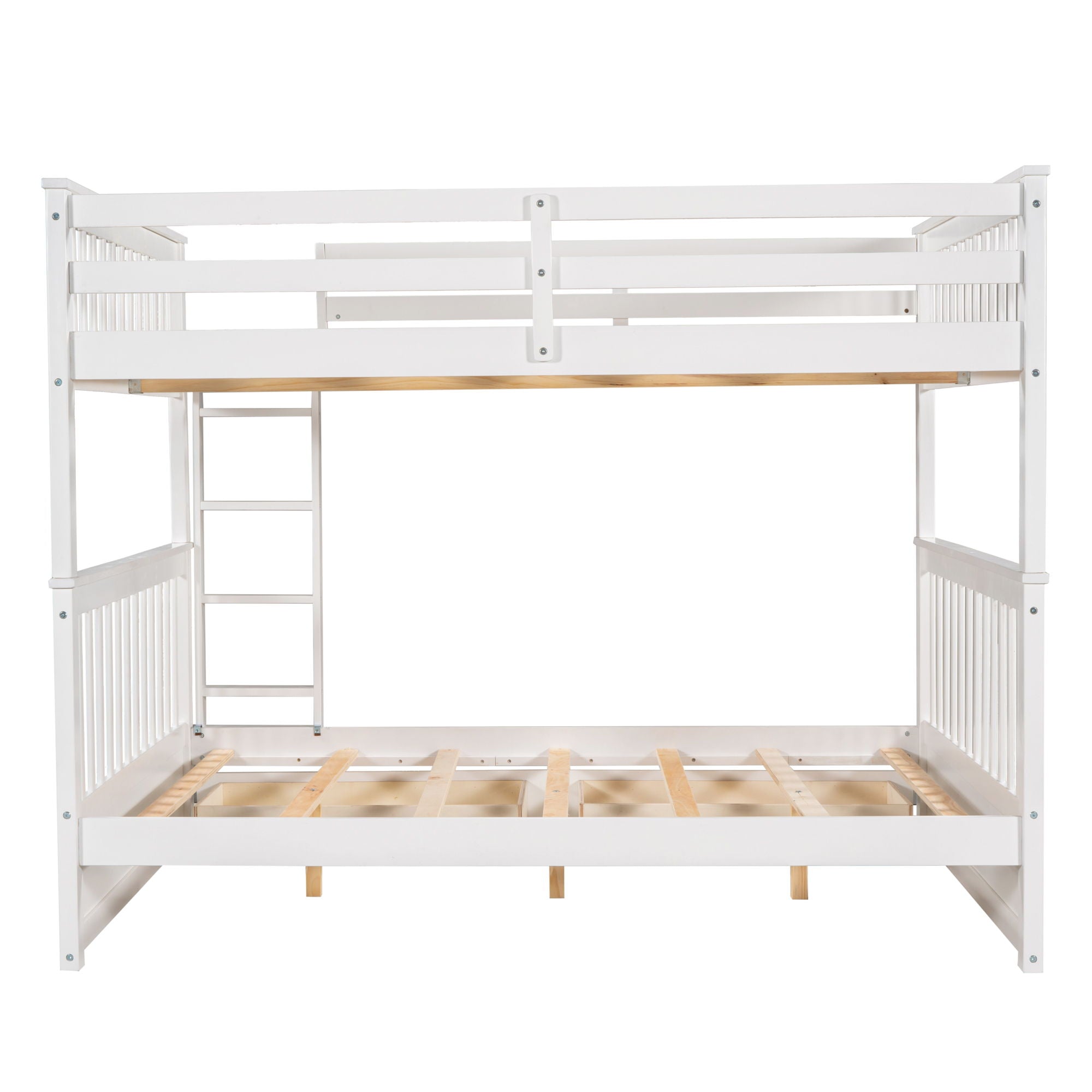 Bunk Bed With Ladders And 2 Storage Drawers