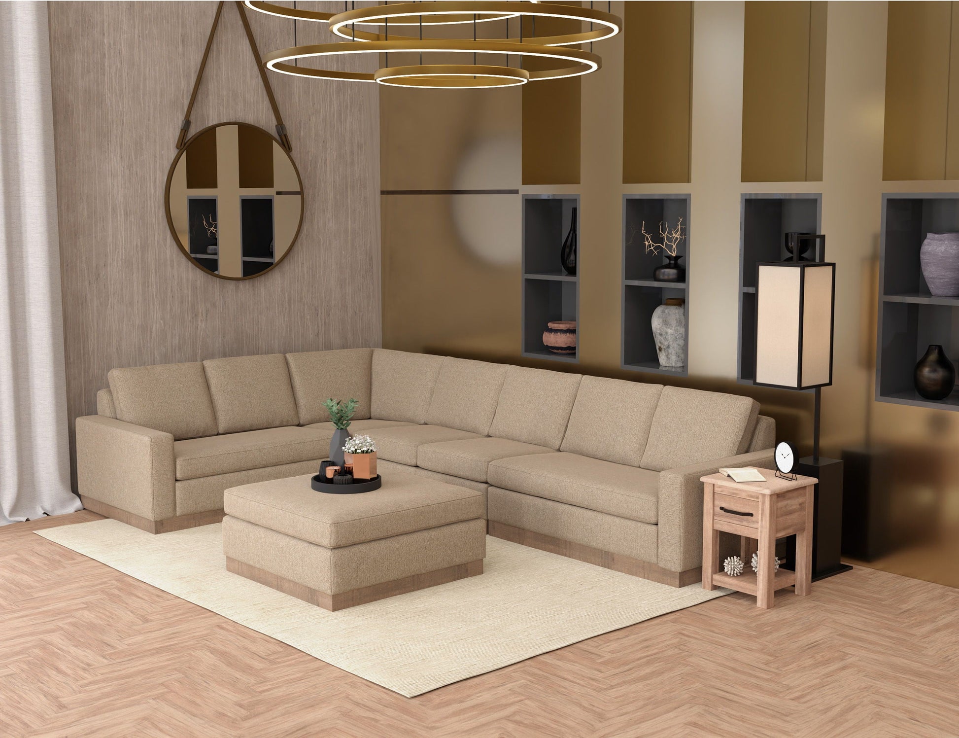 International Furniture Direct Georgia - Ottoman | Meri Furniture
