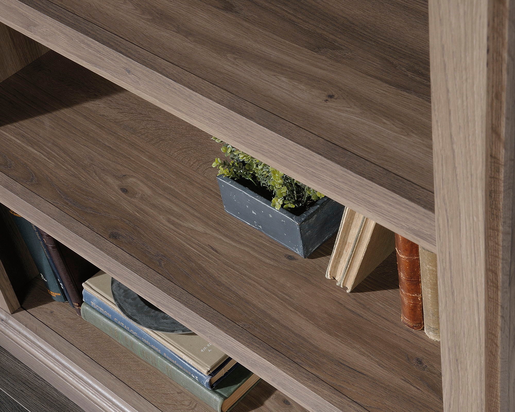 3-Shelf Bookcase Salt Oak