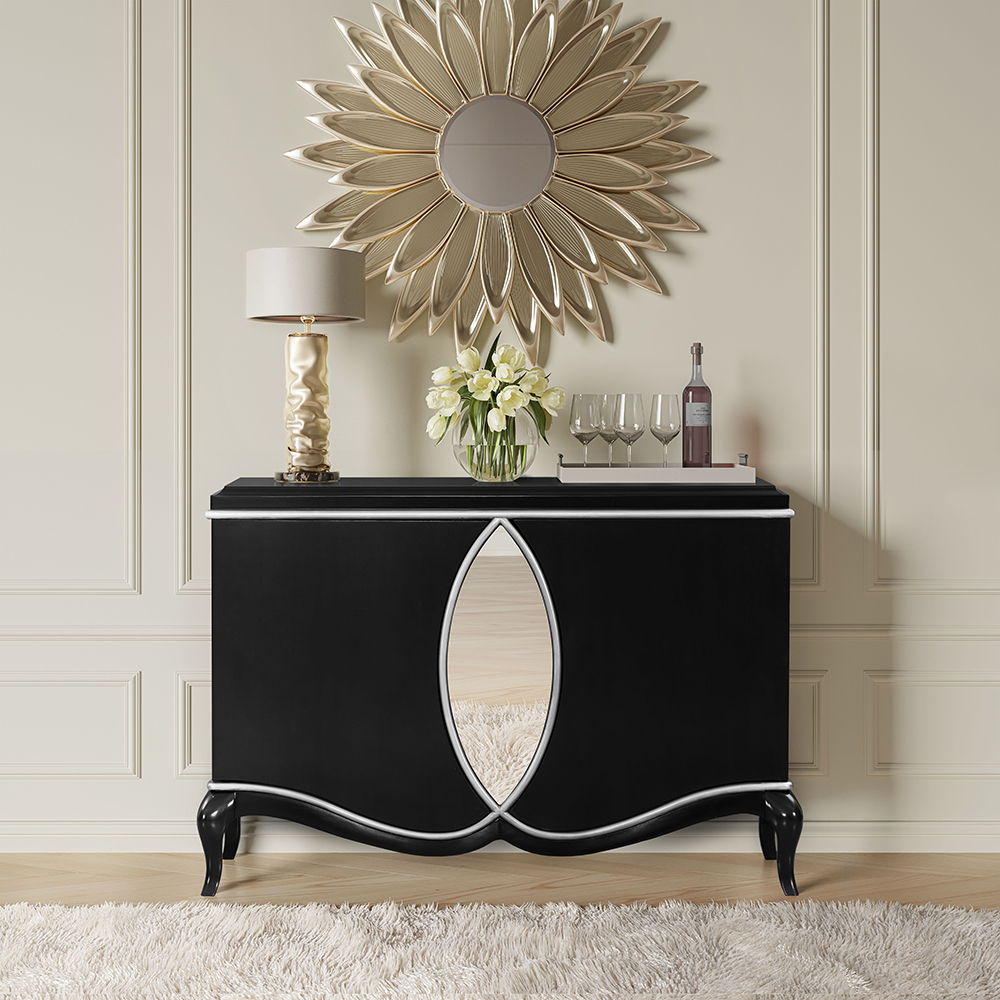 ACME Console Cabinet - Black | Meri Furniture