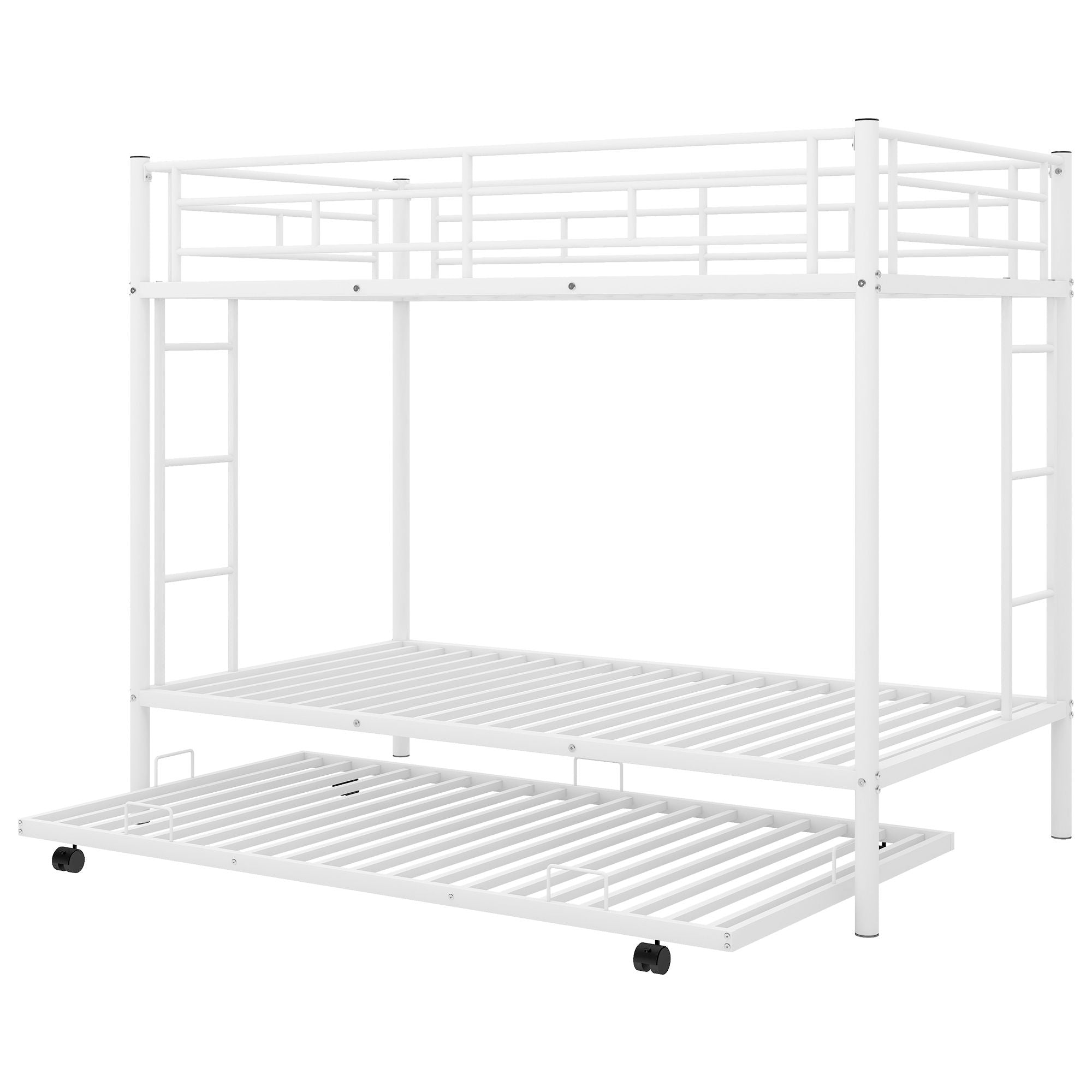 Twin Over Twin Bunk Bed With Trundle