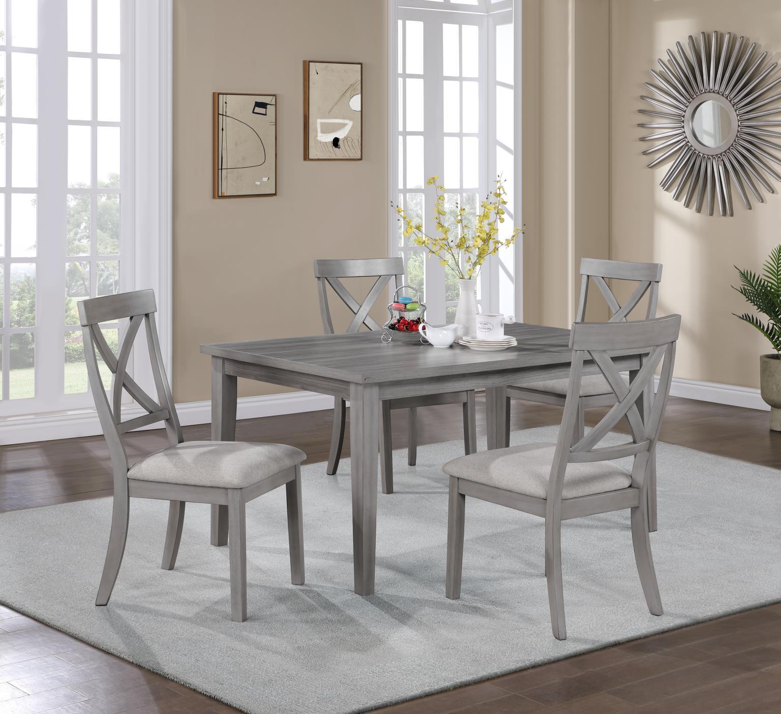 D166 - Dining Upholstered Side Chair (Set of 2) - Gray