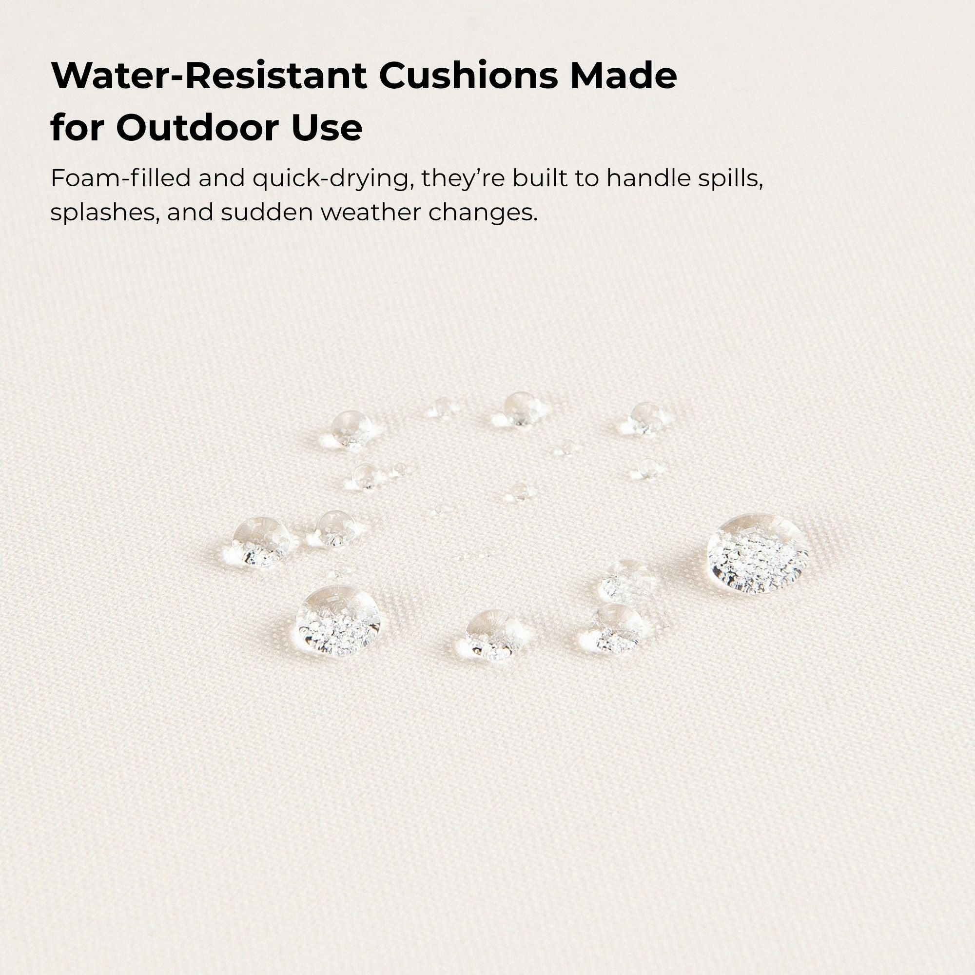 4 Piece Patio Furniture Set With Acacia Wood Table Top And Cushions