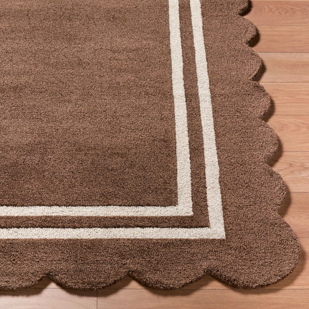 Scalloped Handmade Rug