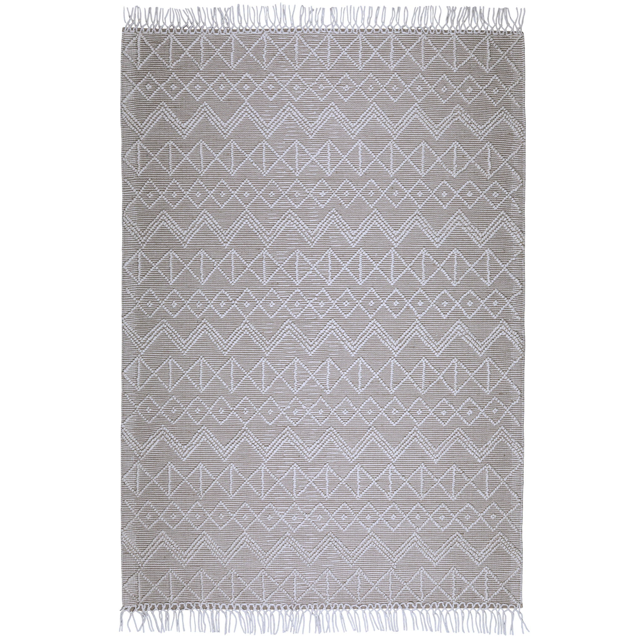 Orton - 6' X 9' Area Rug - Ivory / Taupe