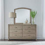 Liberty Furniture Avalon - Dresser & Mirror - Burnished Beige | Meri Furniture