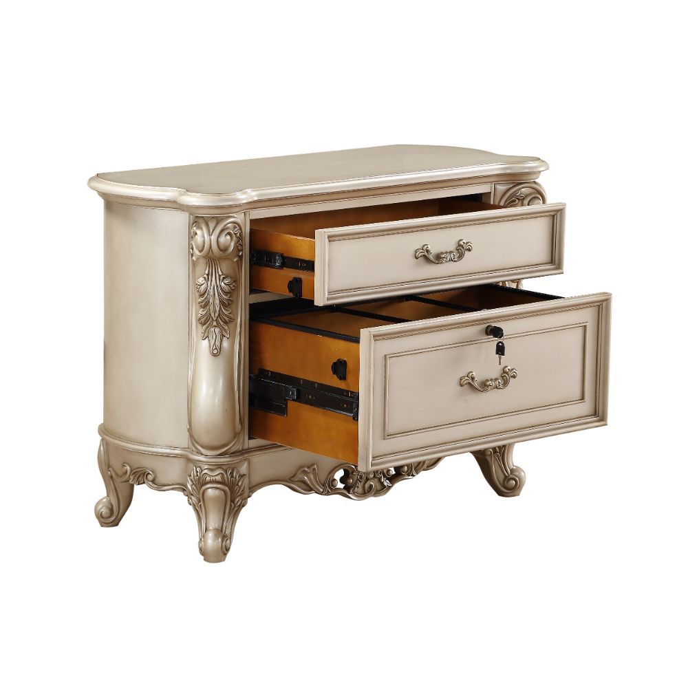 ACME Gorsedd - File Cabinet - Antique White | Meri Furniture