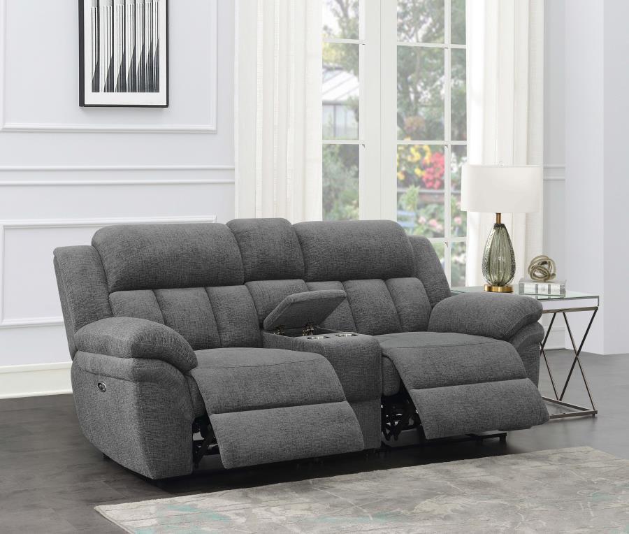 Coaster Fine Furniture Bahrain - Upholstered Motion Loveseat | Meri Furniture
