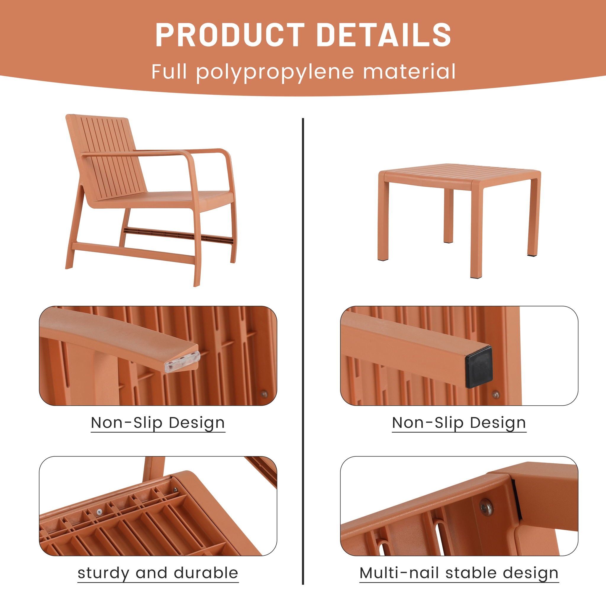 Furniture Set, Waterproof And Durable