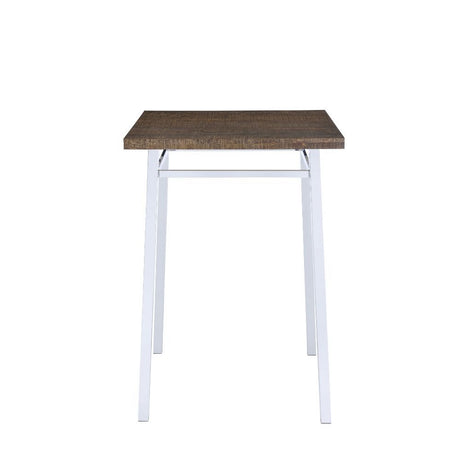 ACME Nadie - Bar Table - Oak & Chrome | Meri Furniture