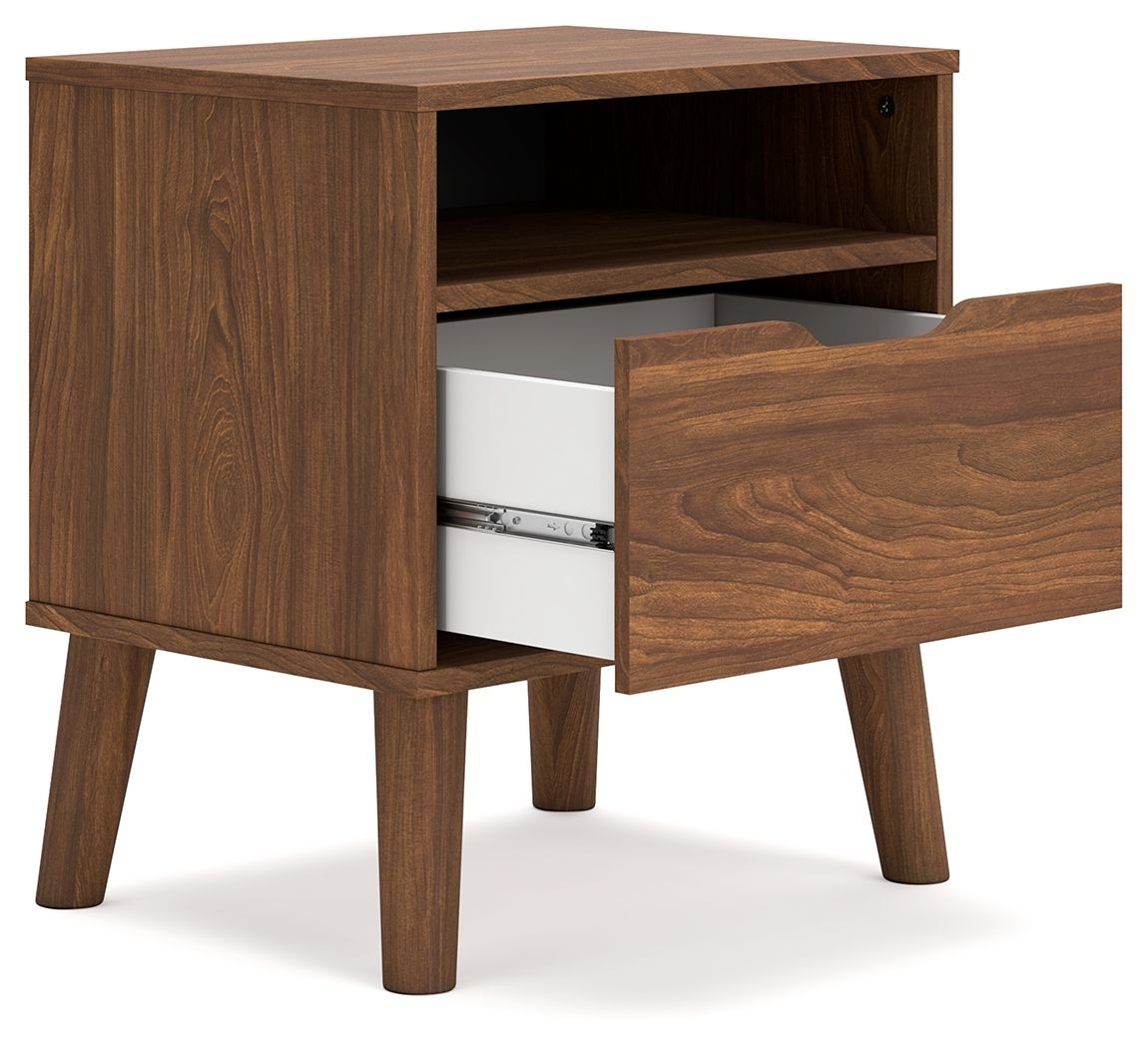 Signature Design by Ashley® Fordmont - Auburn - One Drawer Night Stand | Meri Furniture