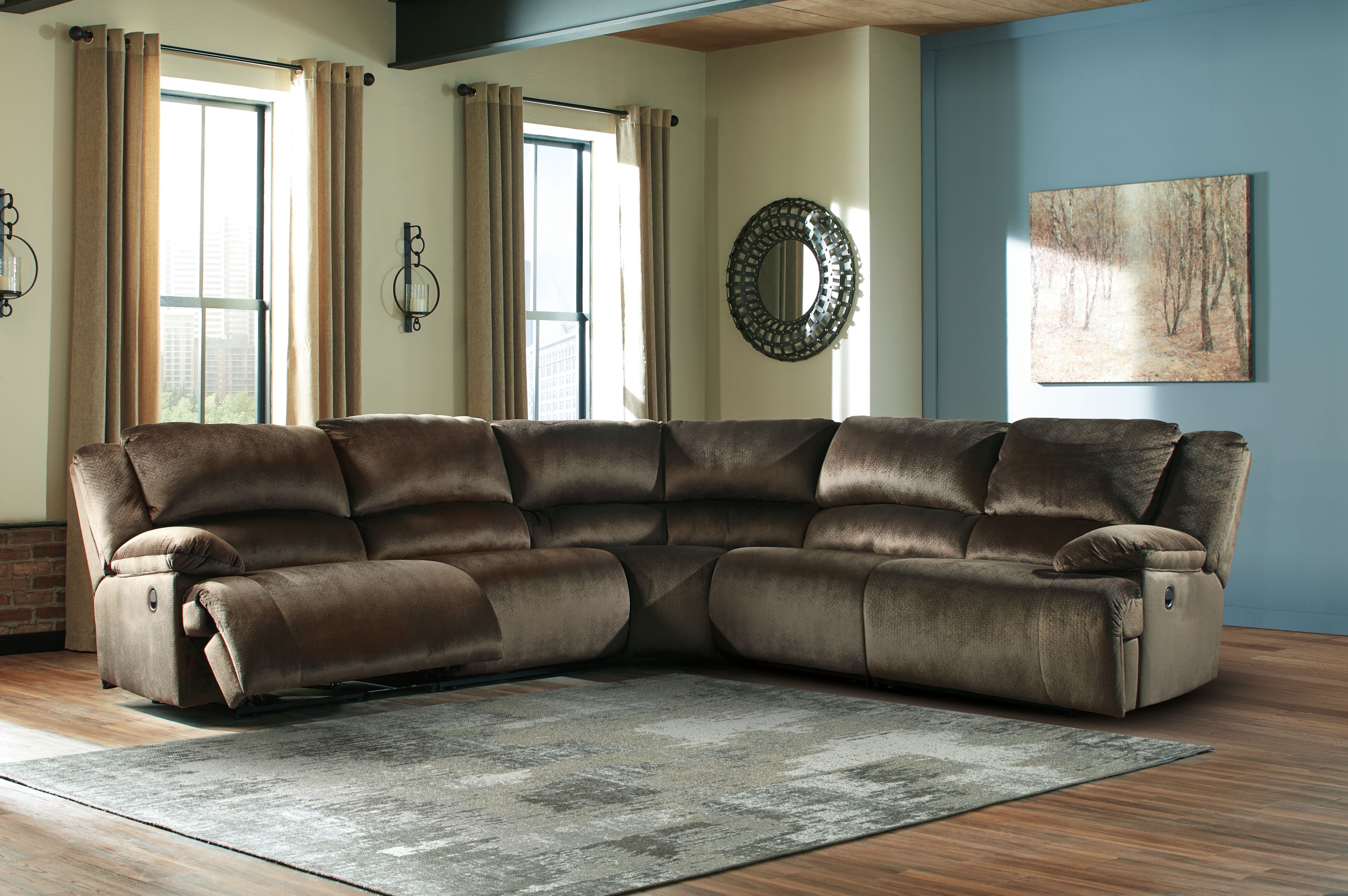 Signature Design by Ashley® Clonmel - Reclining Sectional | Meri Furniture