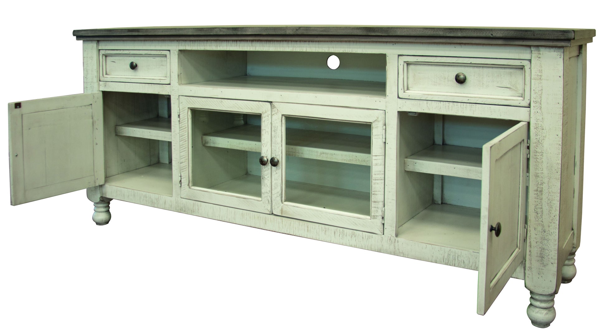 International Furniture Direct Stone - TV Stand | Meri Furniture