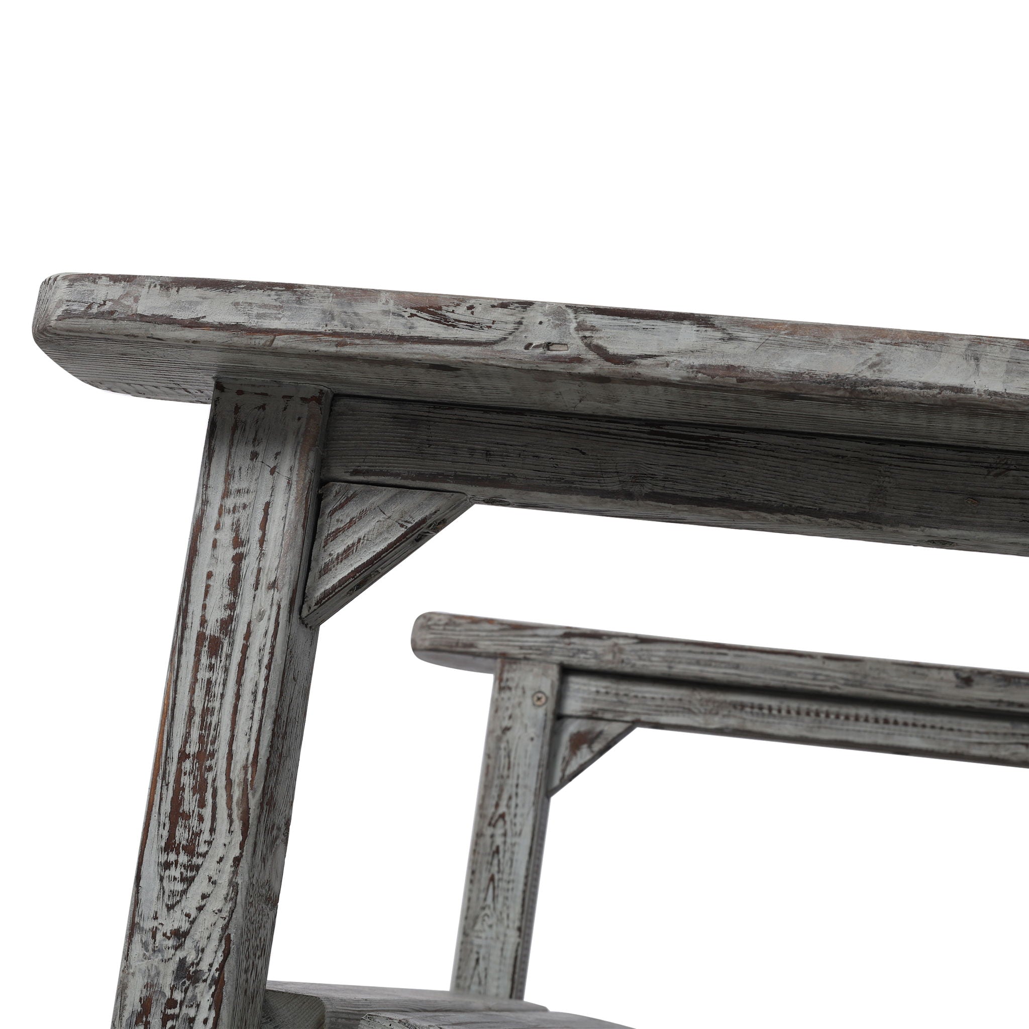 Oversized Porch Rocker Chair With Wide Seat And Tall Backrest