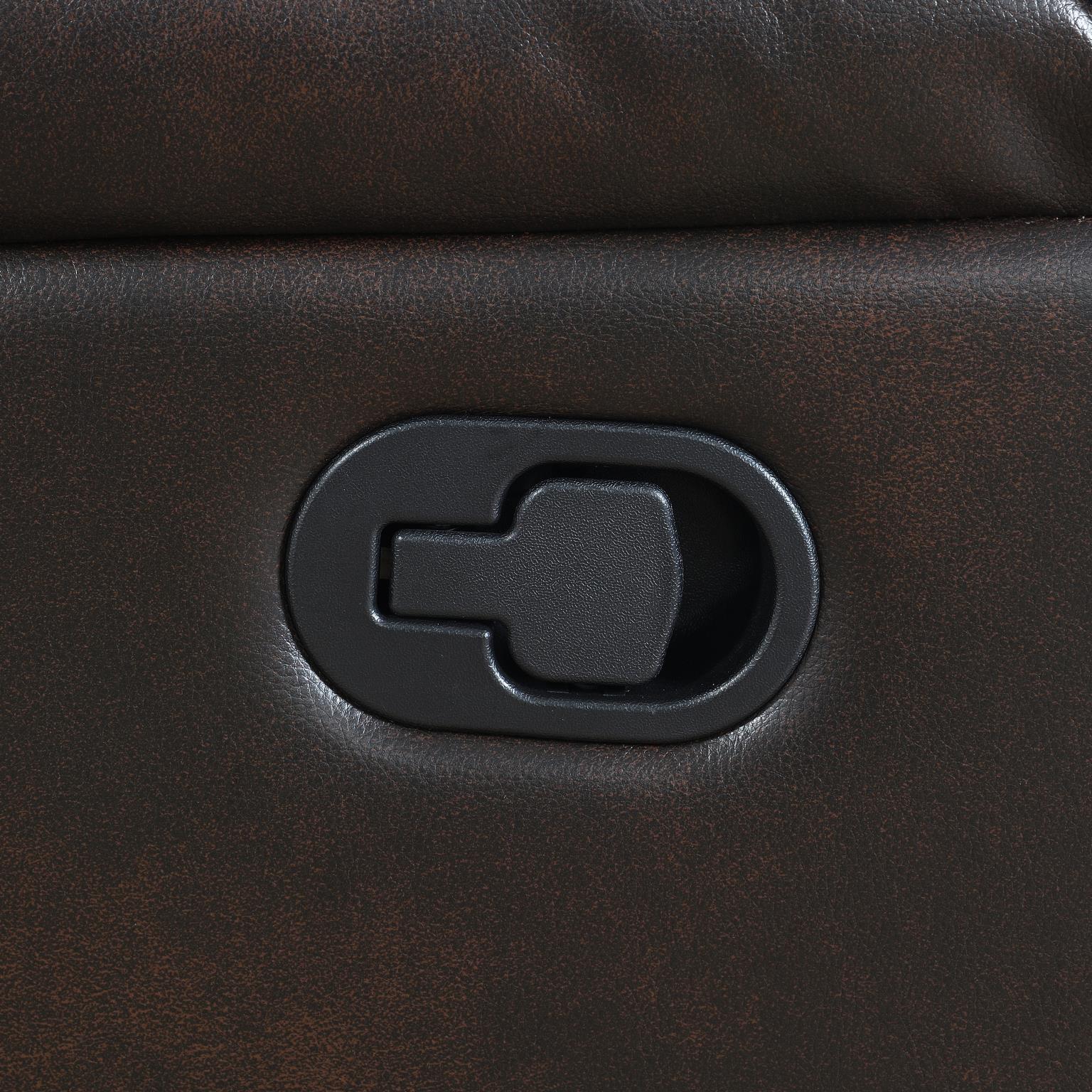 U141 - Motion Glider Loveseat - Brown